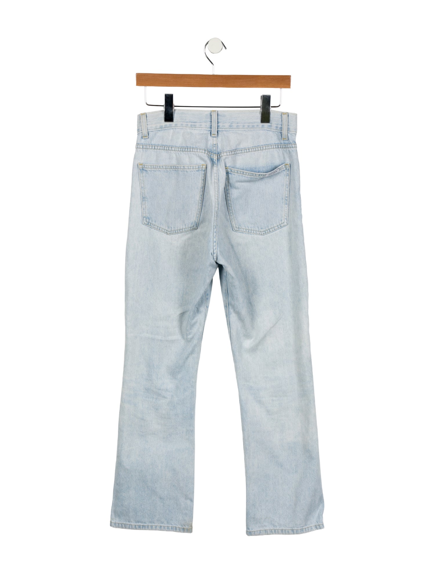 Eve Denim High-Rise Straight Leg Jeans