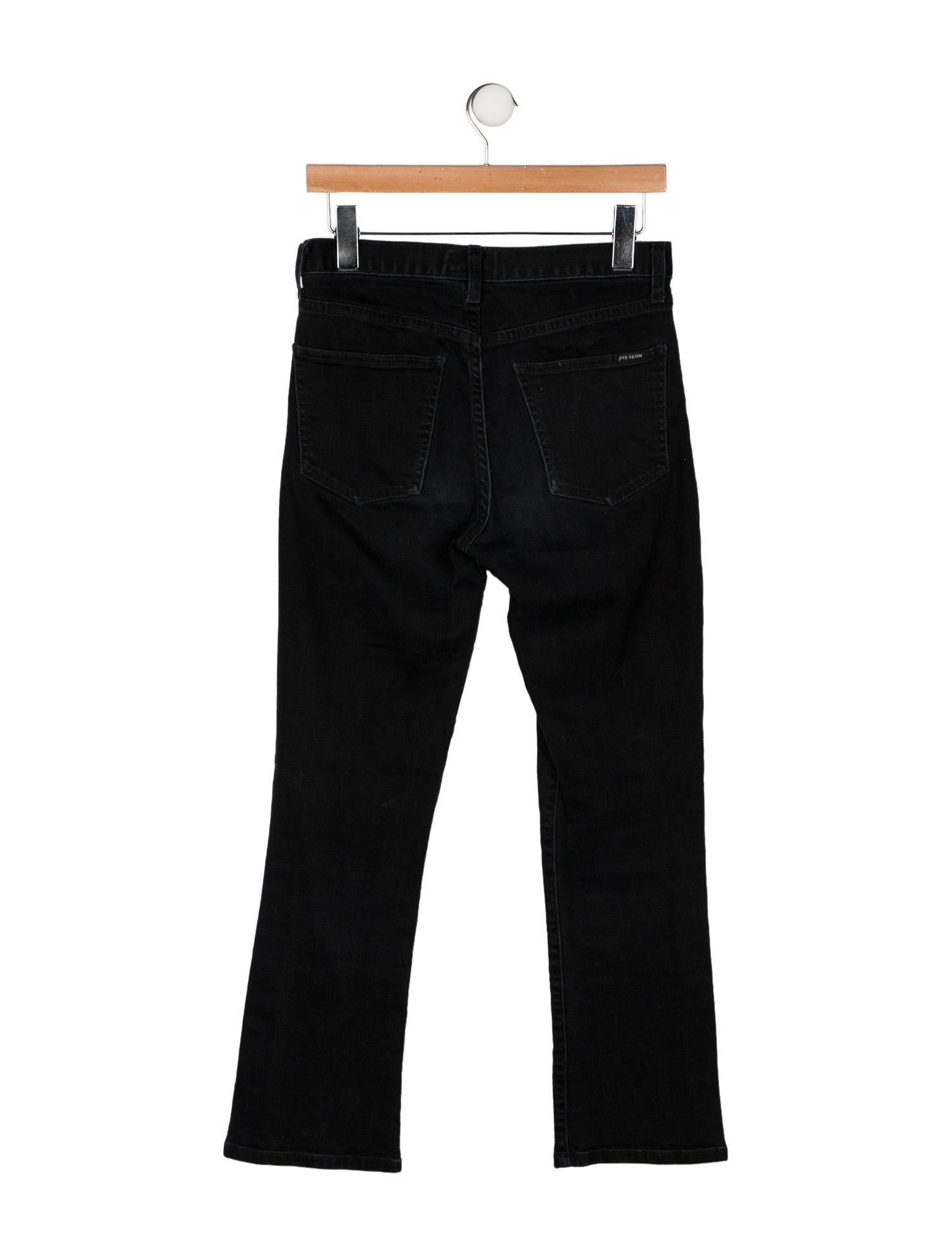 Eve Denim Mid-Rise Straight Leg Jeans