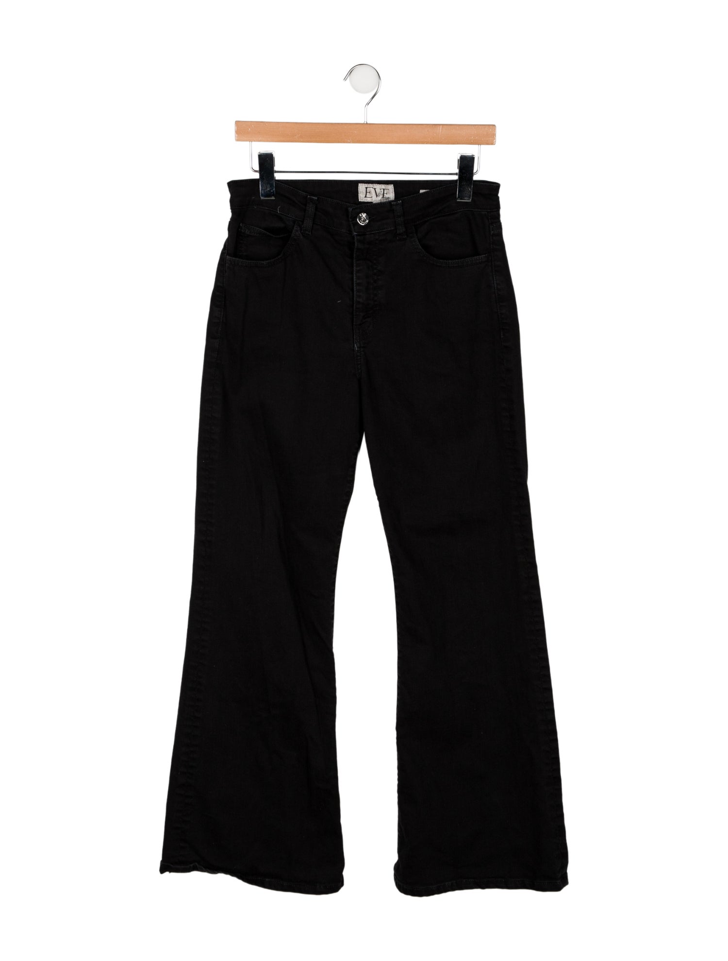Eve Denim Mid-Rise Wide Leg Jeans