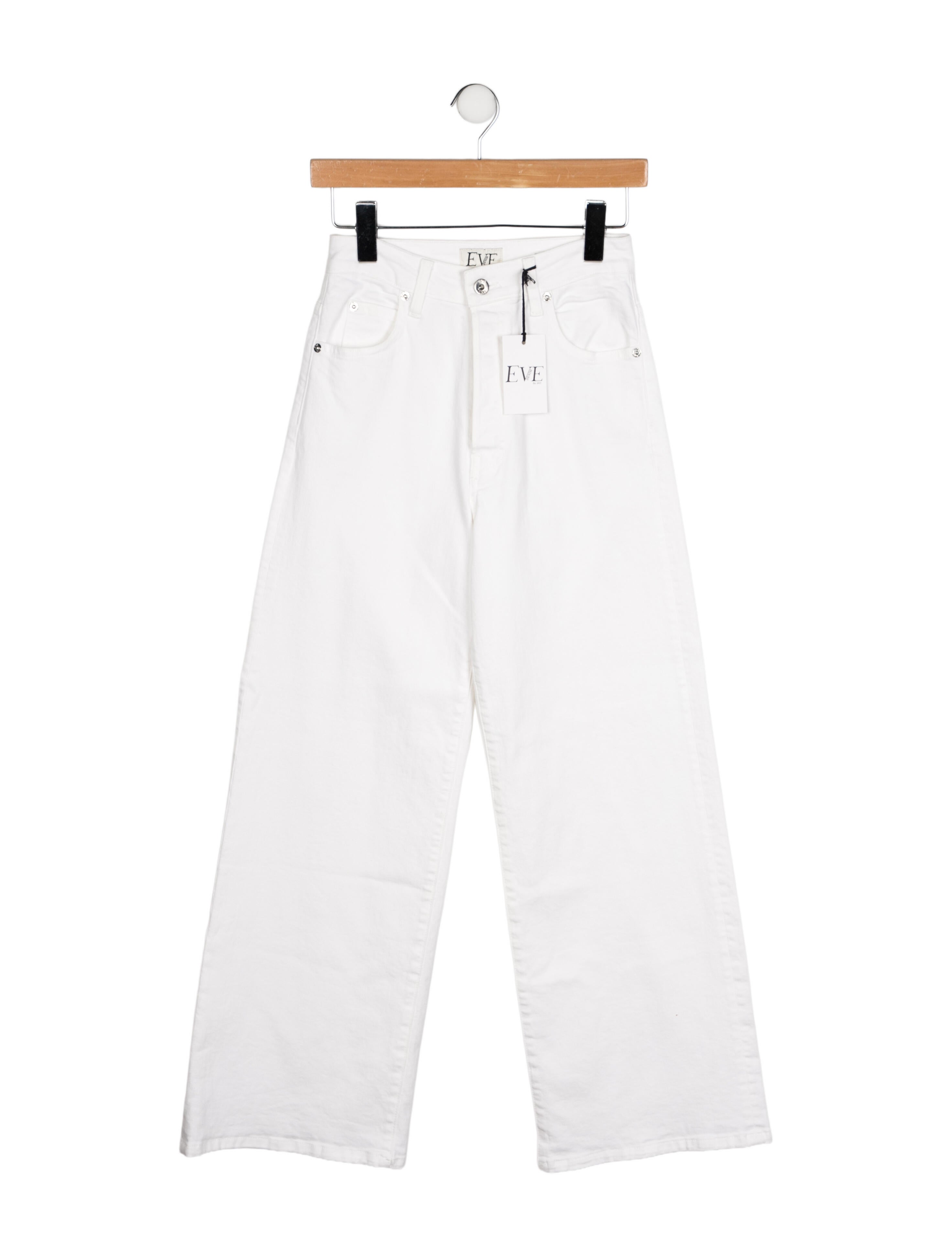 Eve Denim High-Rise Wide Leg Jeans