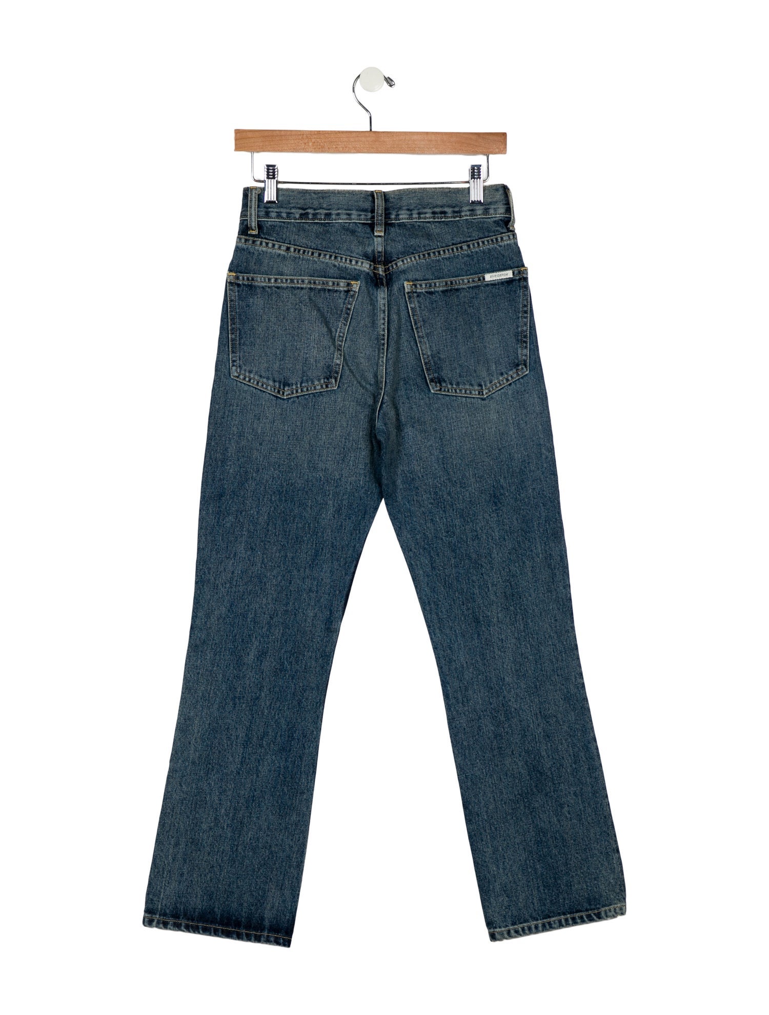 Eve Denim Mid-Rise Wide Leg Jeans