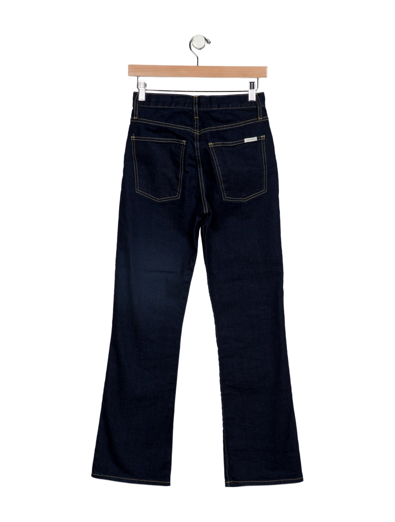 Eve Denim Mid-Rise Wide Leg Jeans