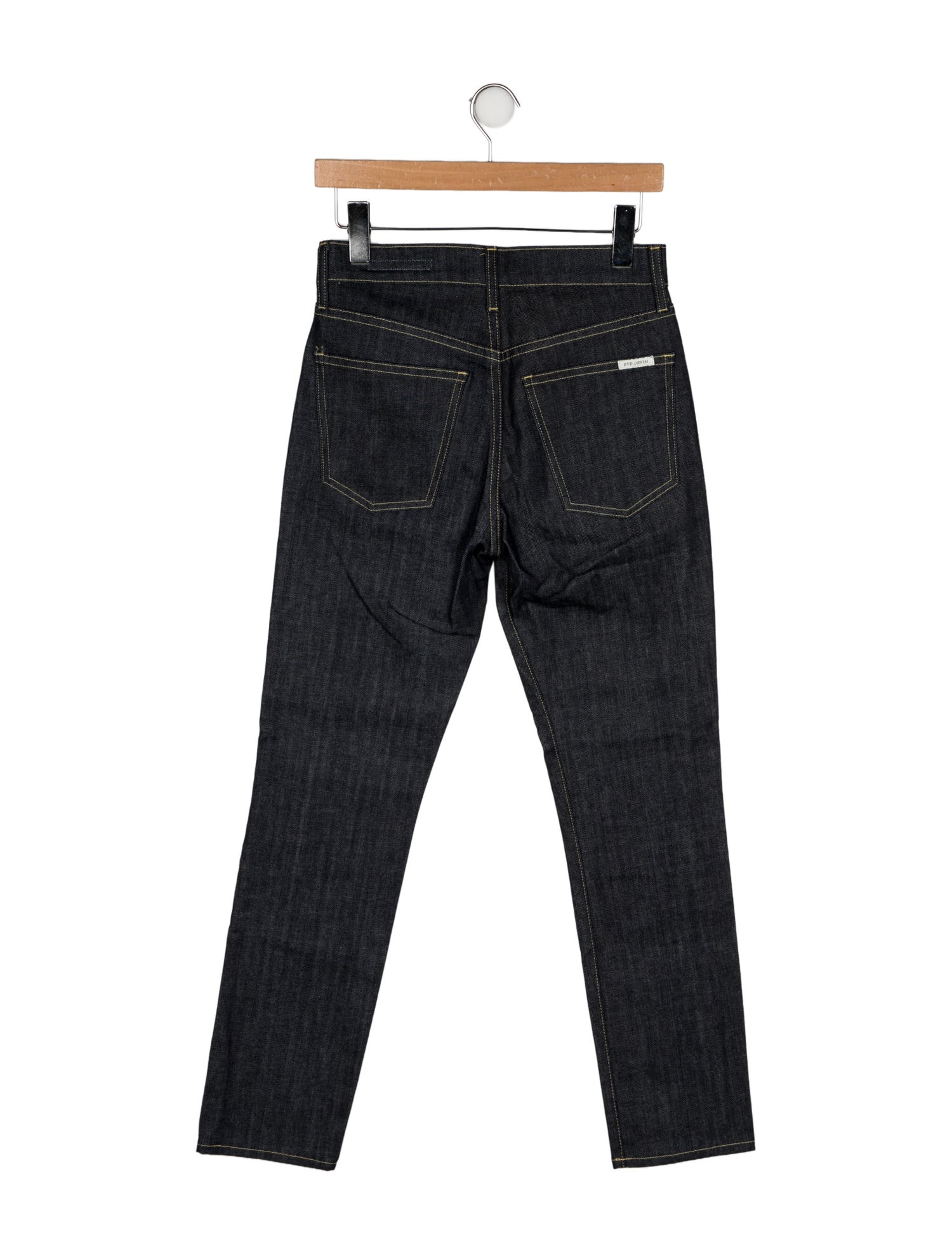Eve Denim Mid-Rise Straight Leg Jeans