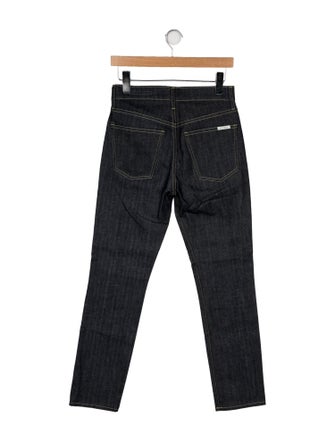 Eve Denim Mid-Rise Straight Leg Jeans