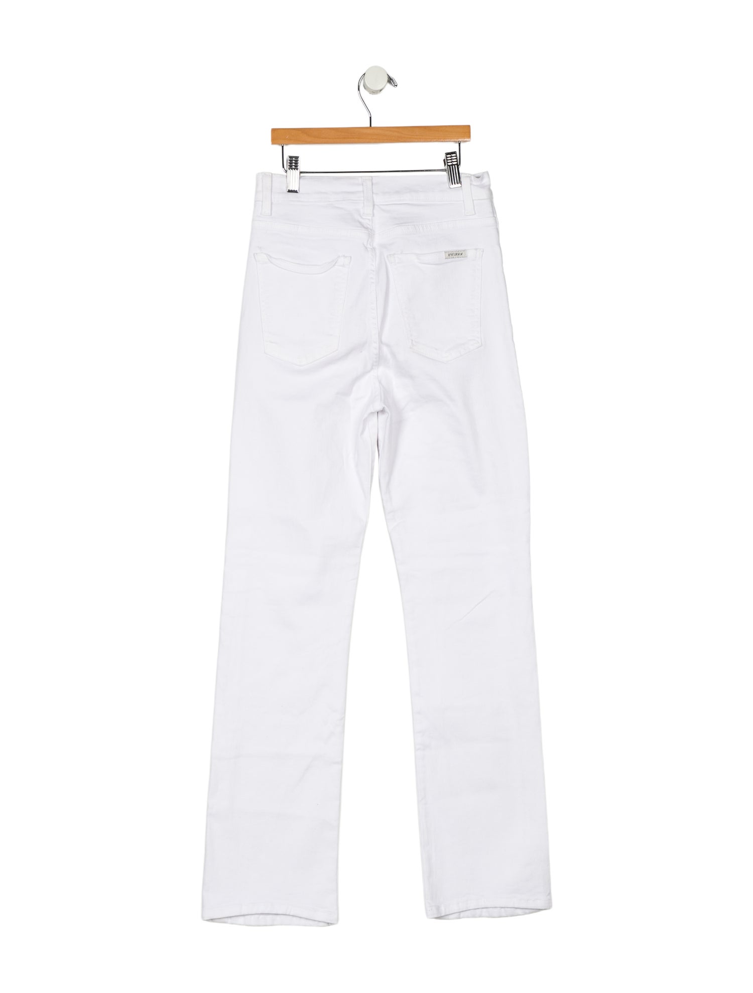 Eve Denim High-Rise Straight Leg Jeans