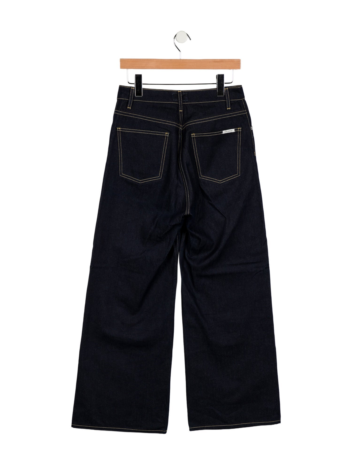 Eve Denim High-Rise Wide Leg Jeans