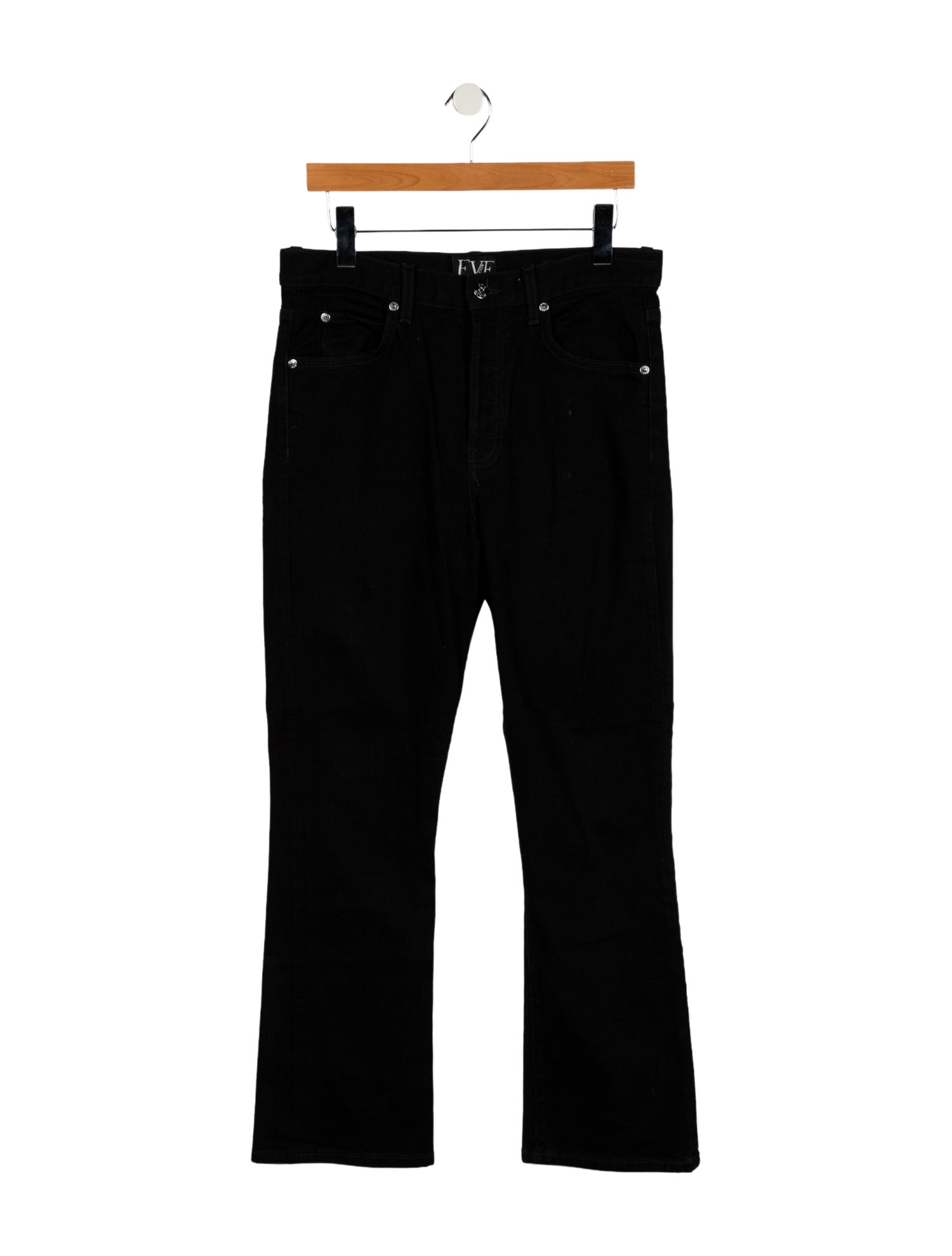 Eve Denim High-Rise Wide Leg Jeans