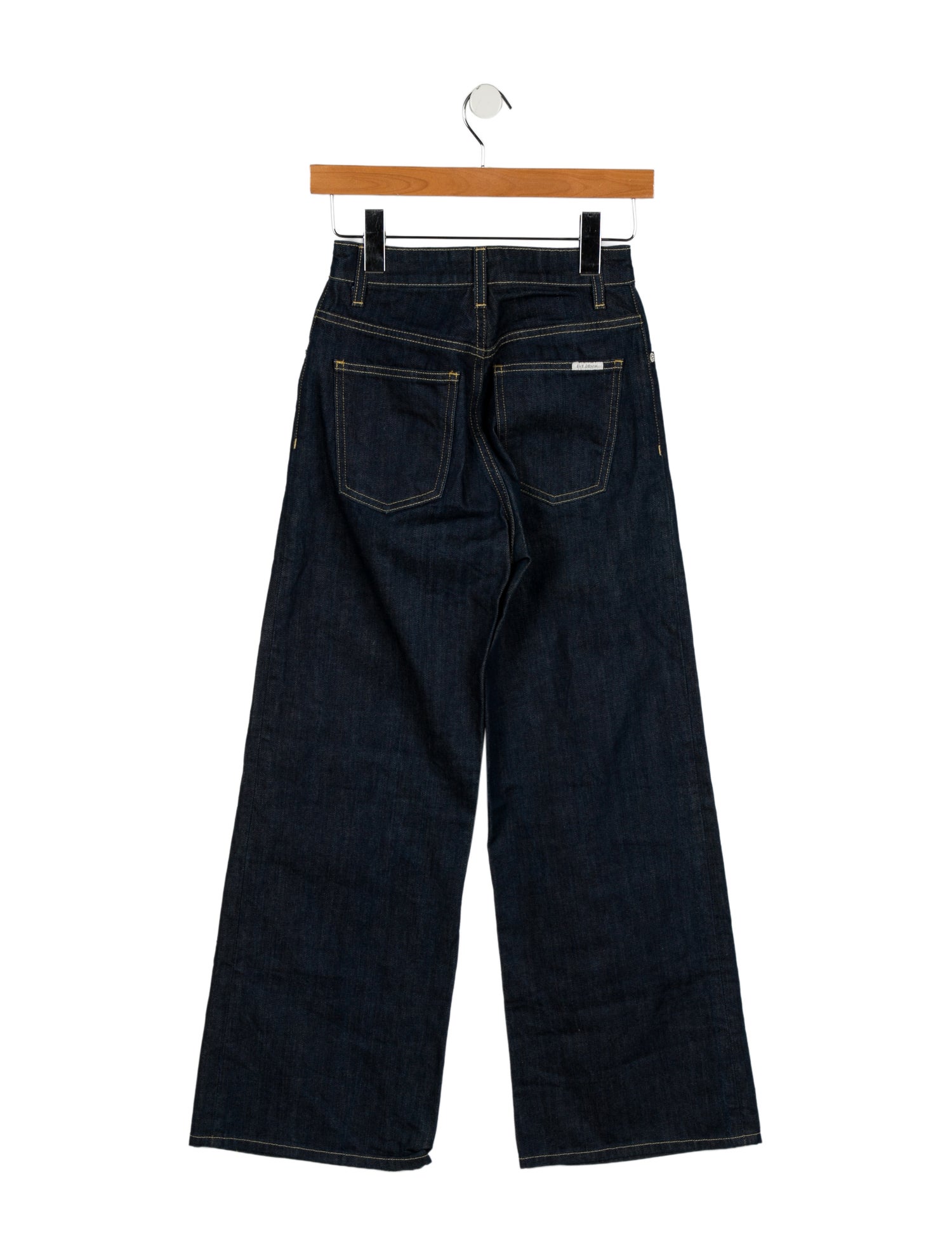 Eve Denim High-Rise Wide Leg Jeans