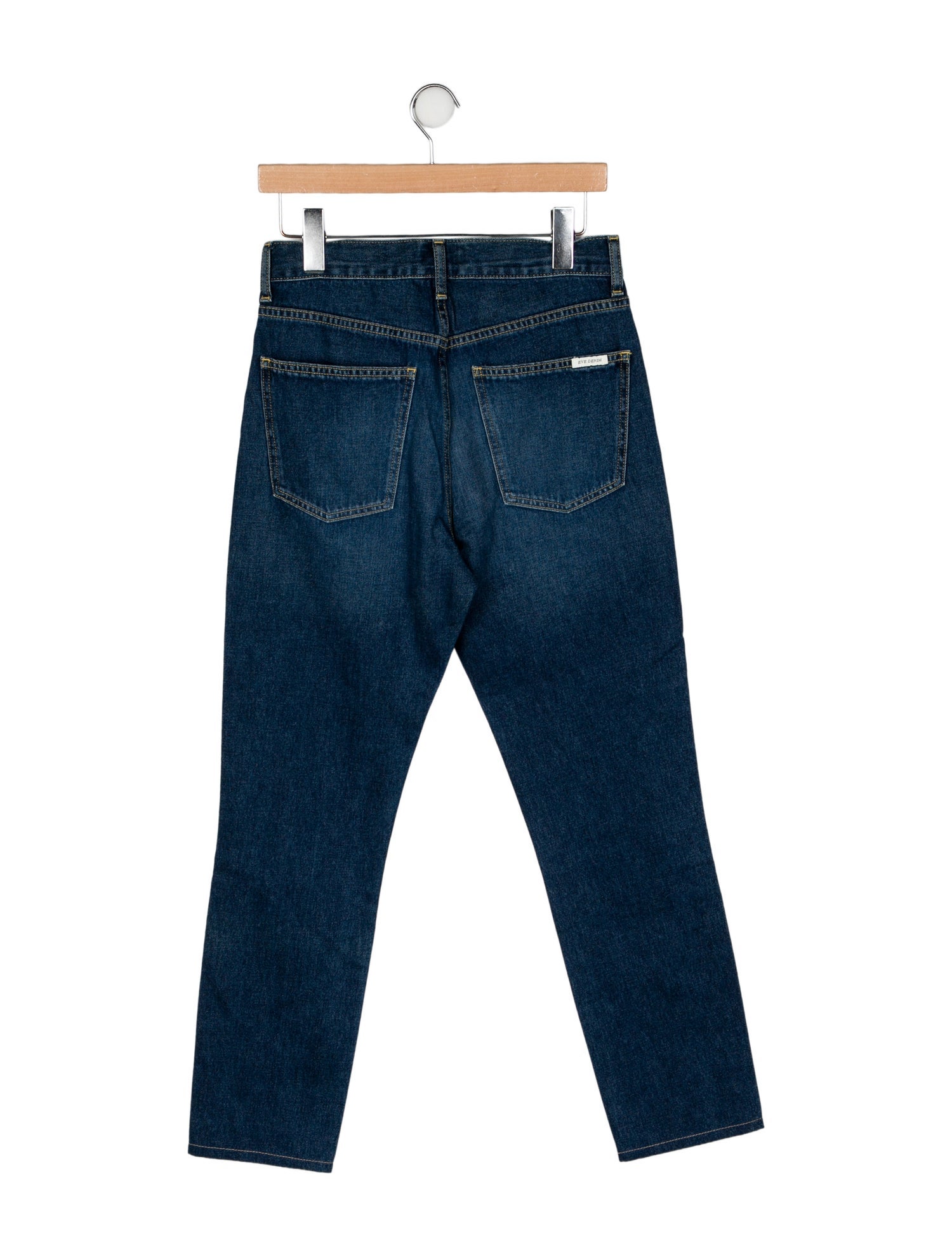 Eve Denim High-Rise Straight Leg Jeans w/ Tags