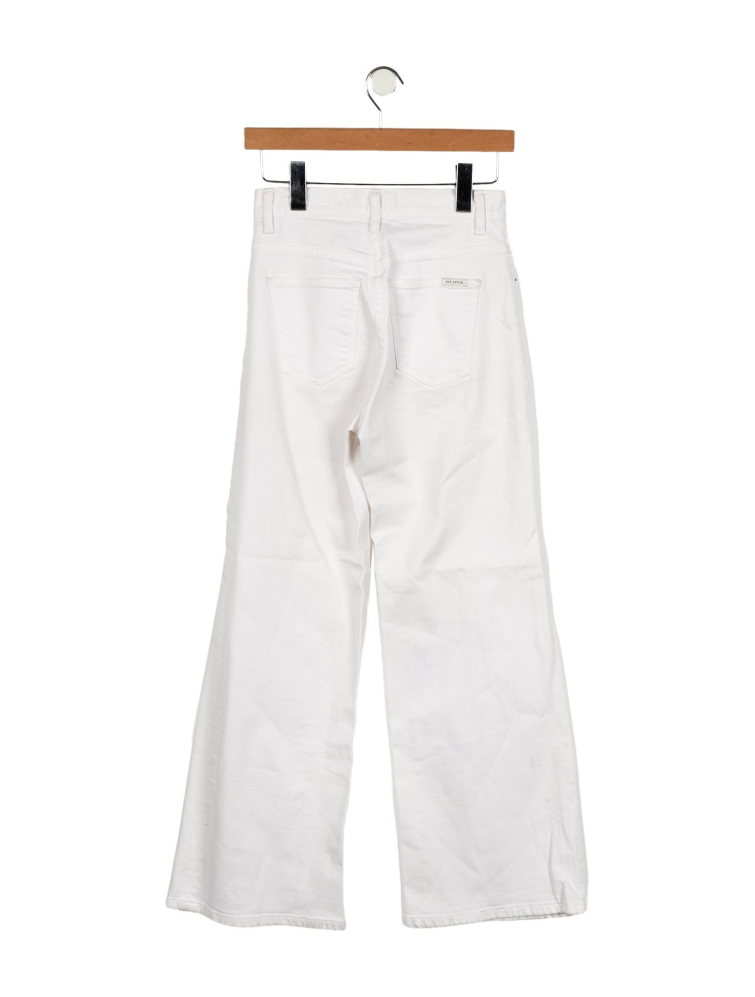 Eve Denim Mid-Rise Wide Leg Jeans