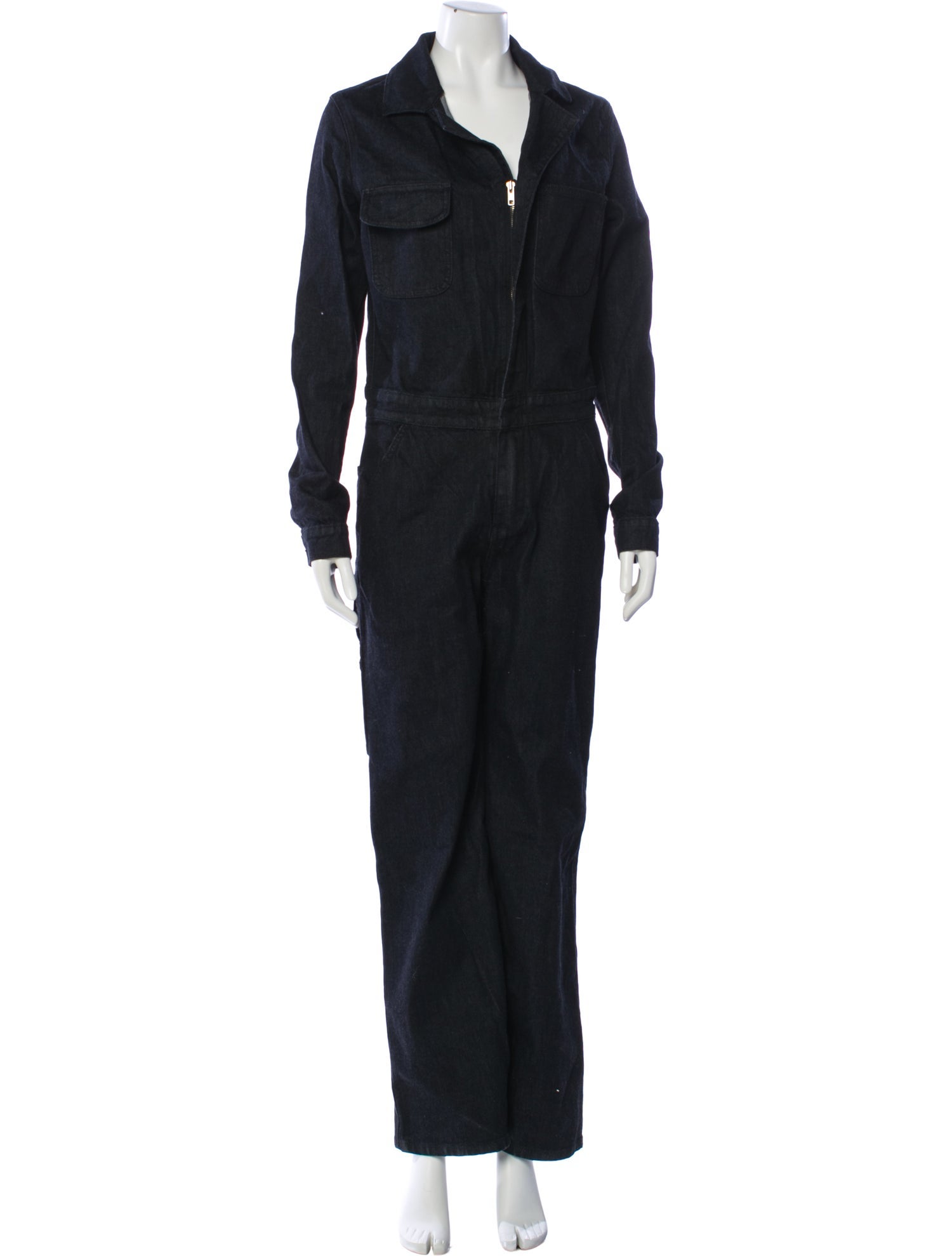 Eve Denim V-Neck Jumpsuit