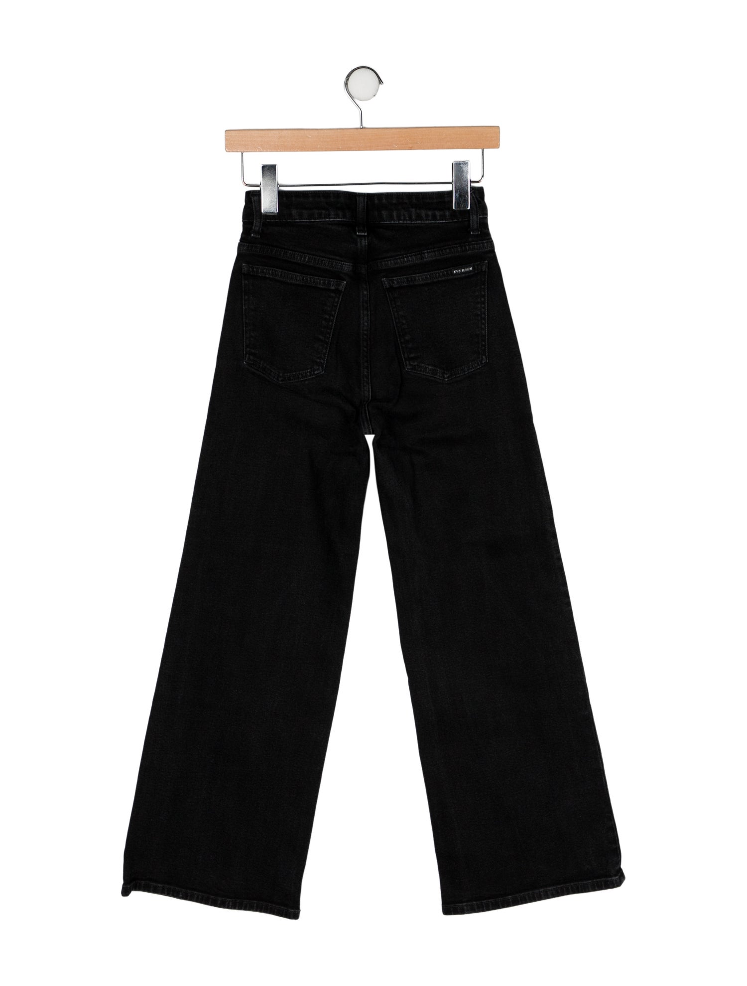 Eve Denim Mid-Rise Wide Leg Jeans