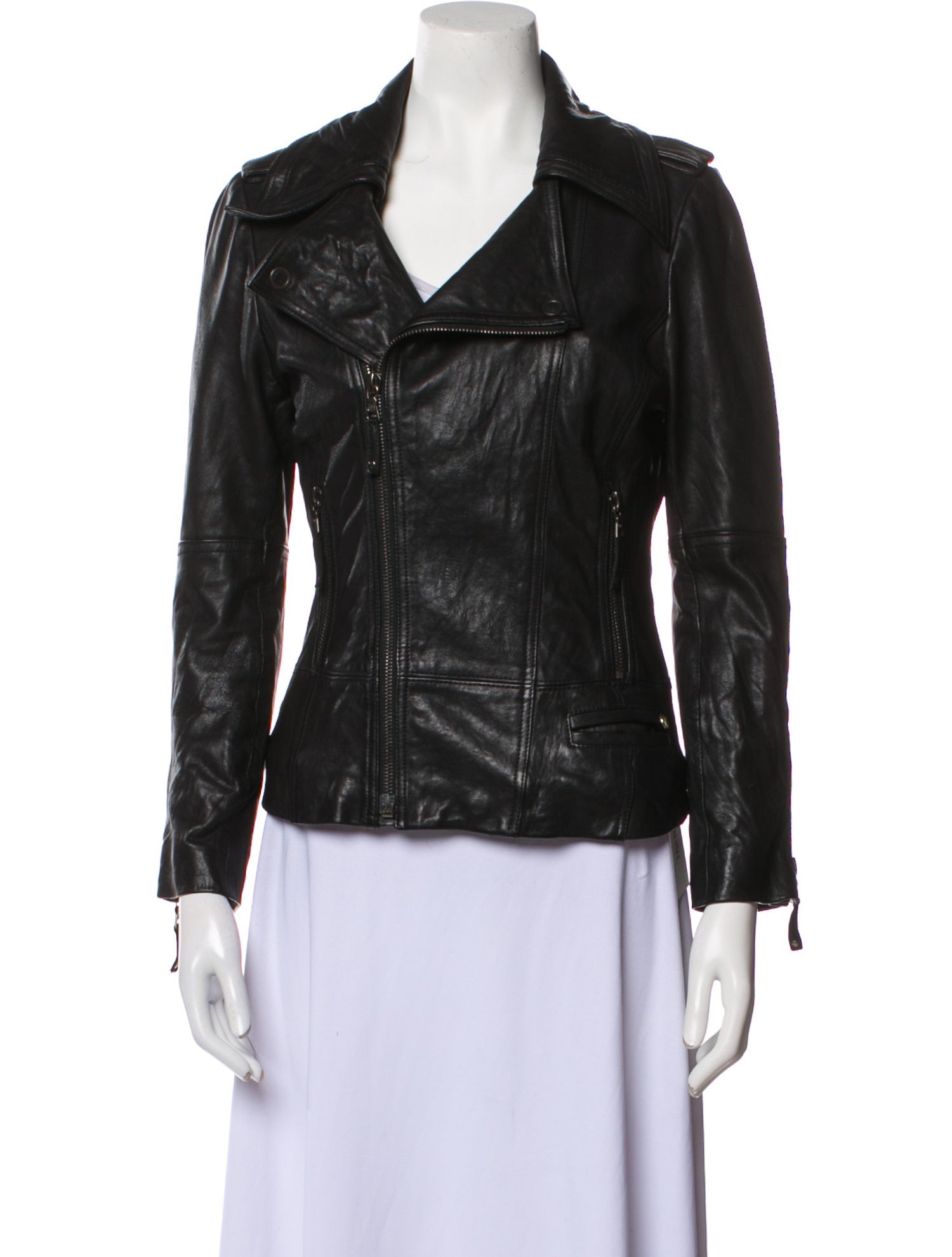 Ever Leather Biker Jacket