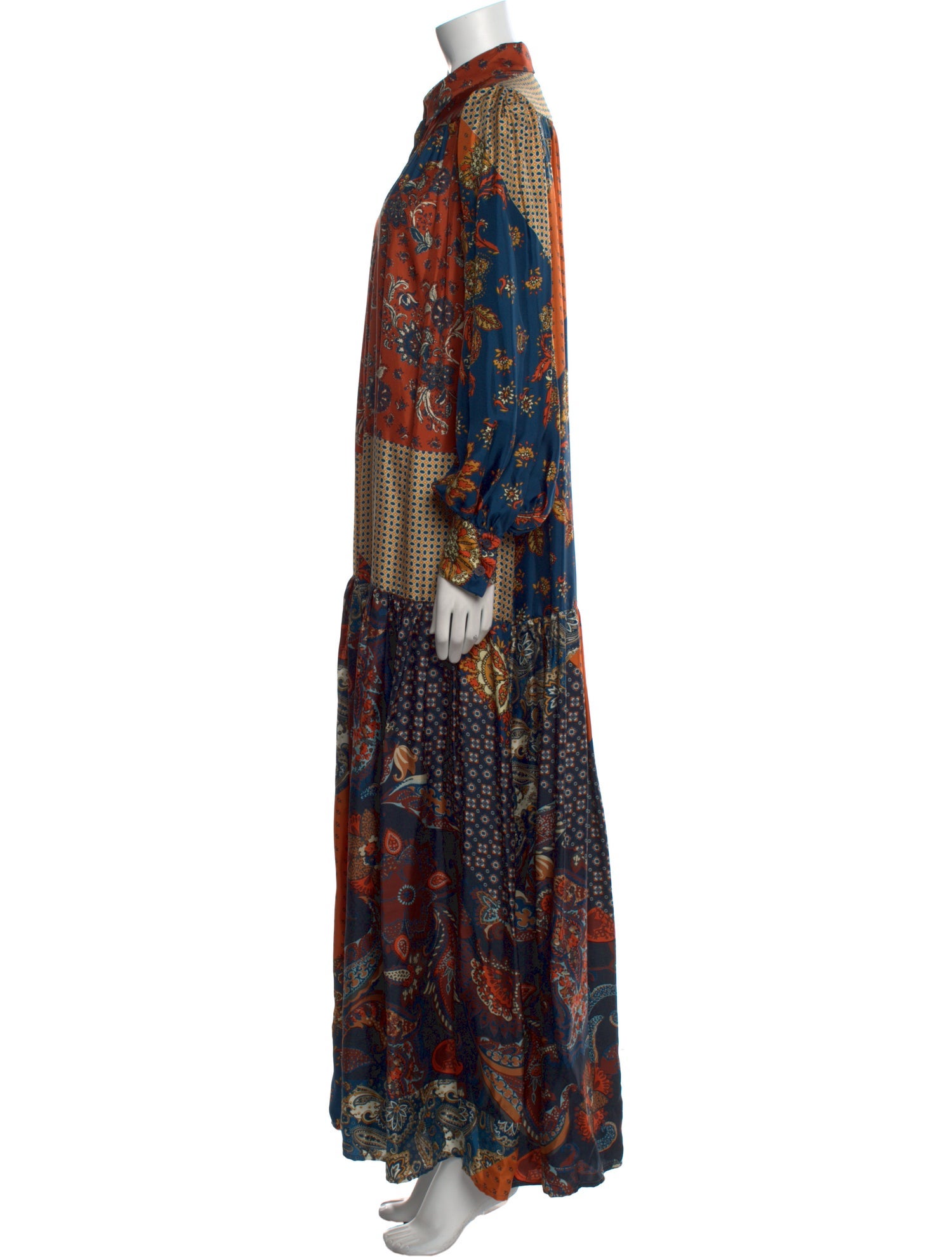 Evi Grintela Silk Long Dress