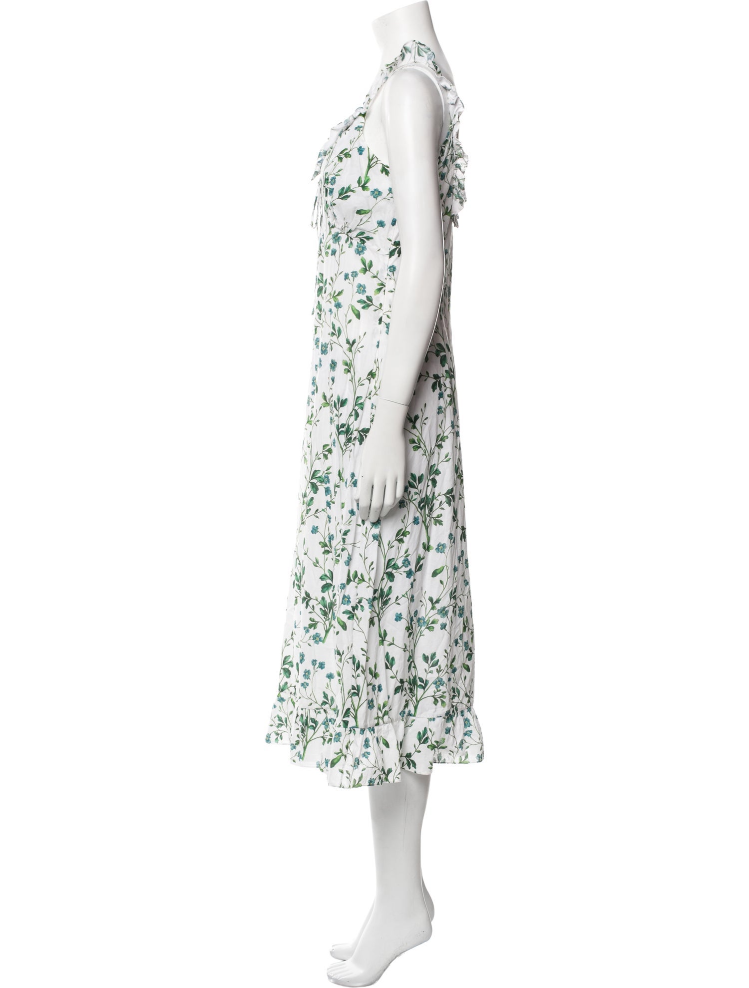 Evi Grintela Floral Print Midi Length Dress