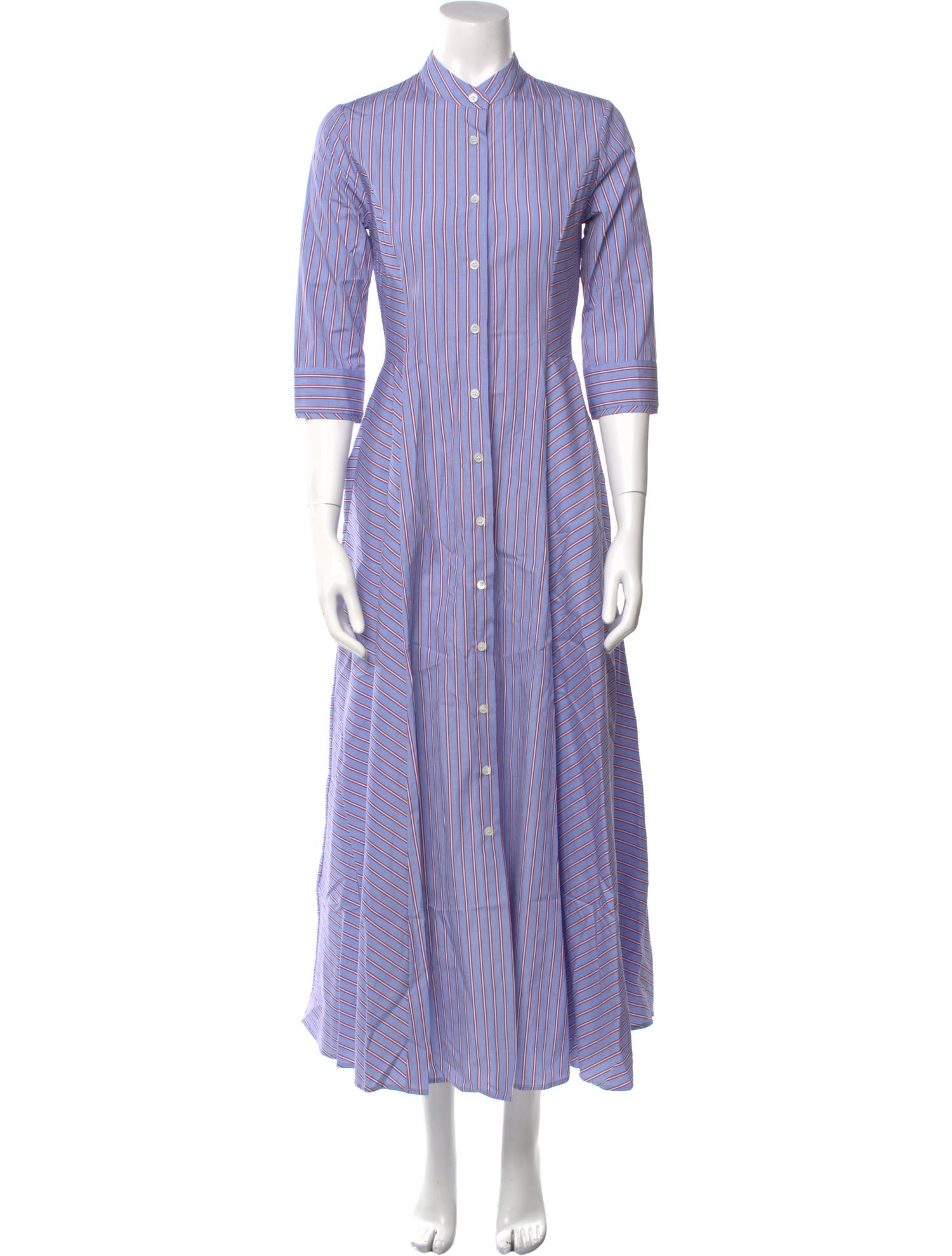 Evi Grintela Striped Long Dress