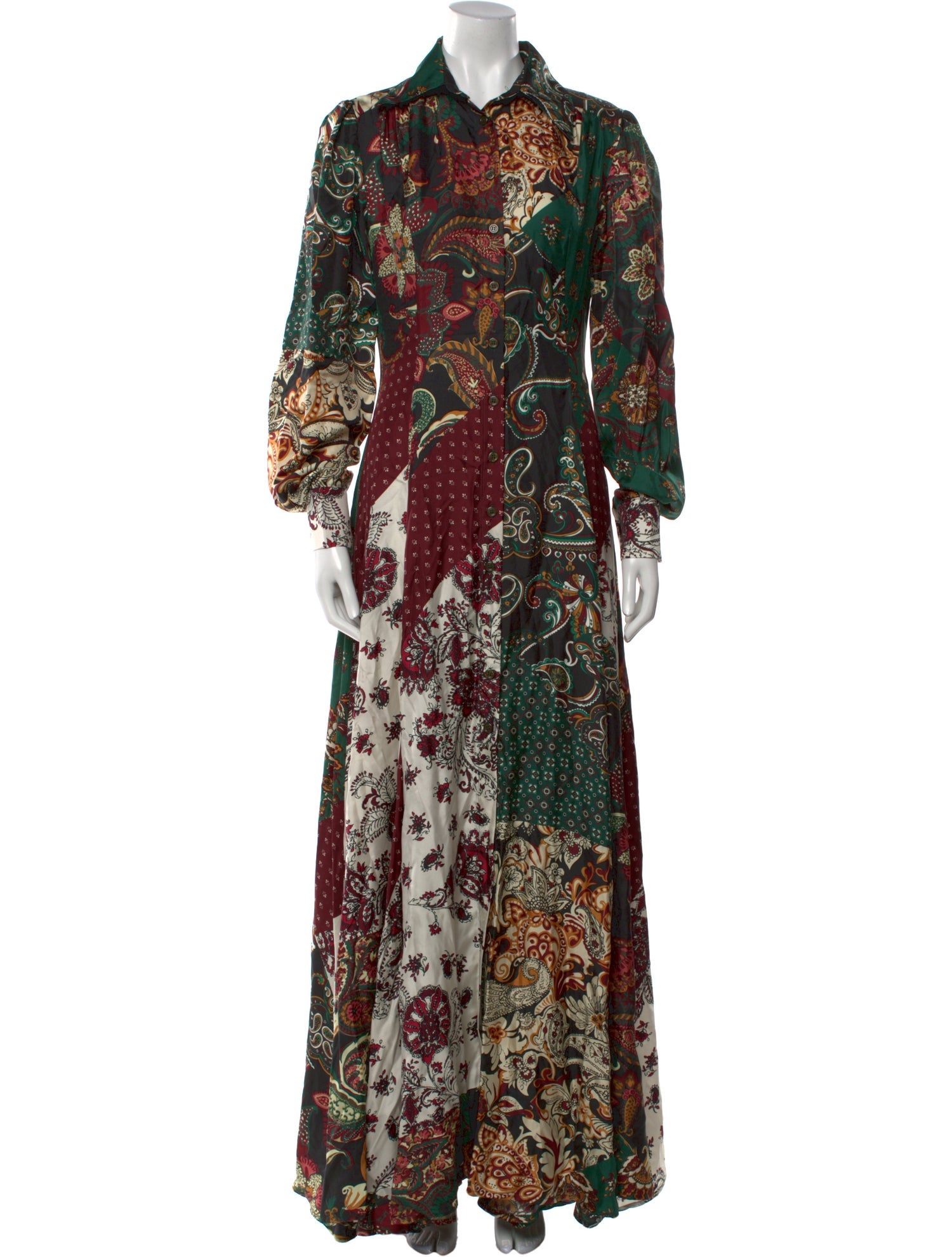 Evi Grintela Silk Long Dress