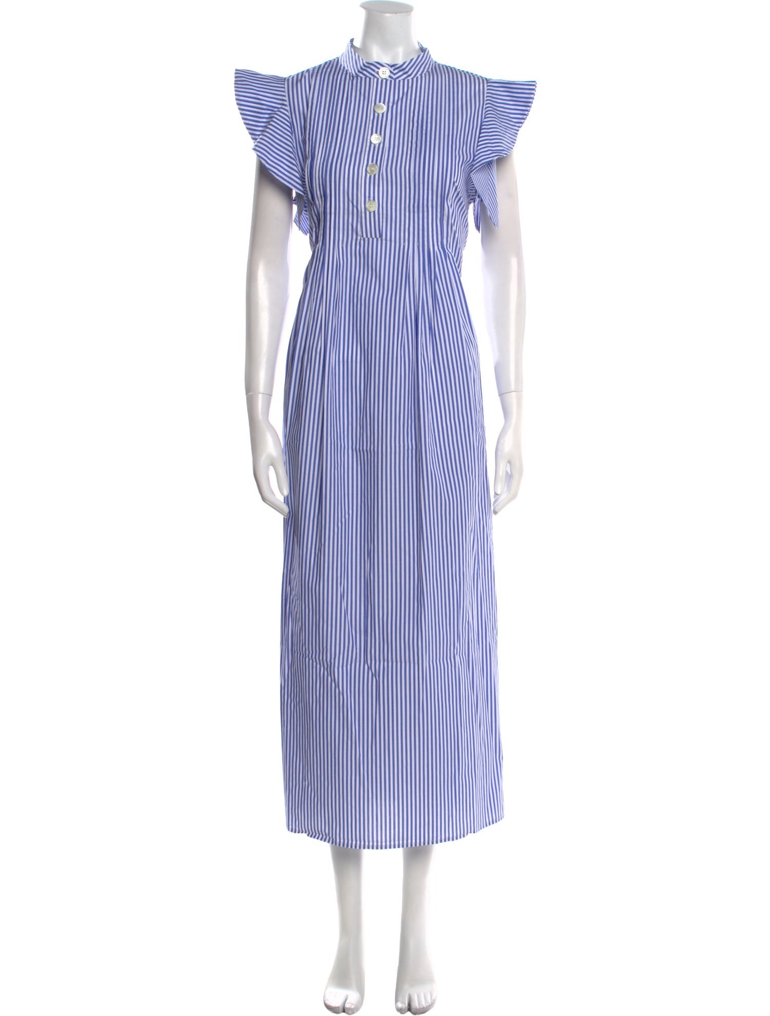 Evi Grintela Striped Long Dress