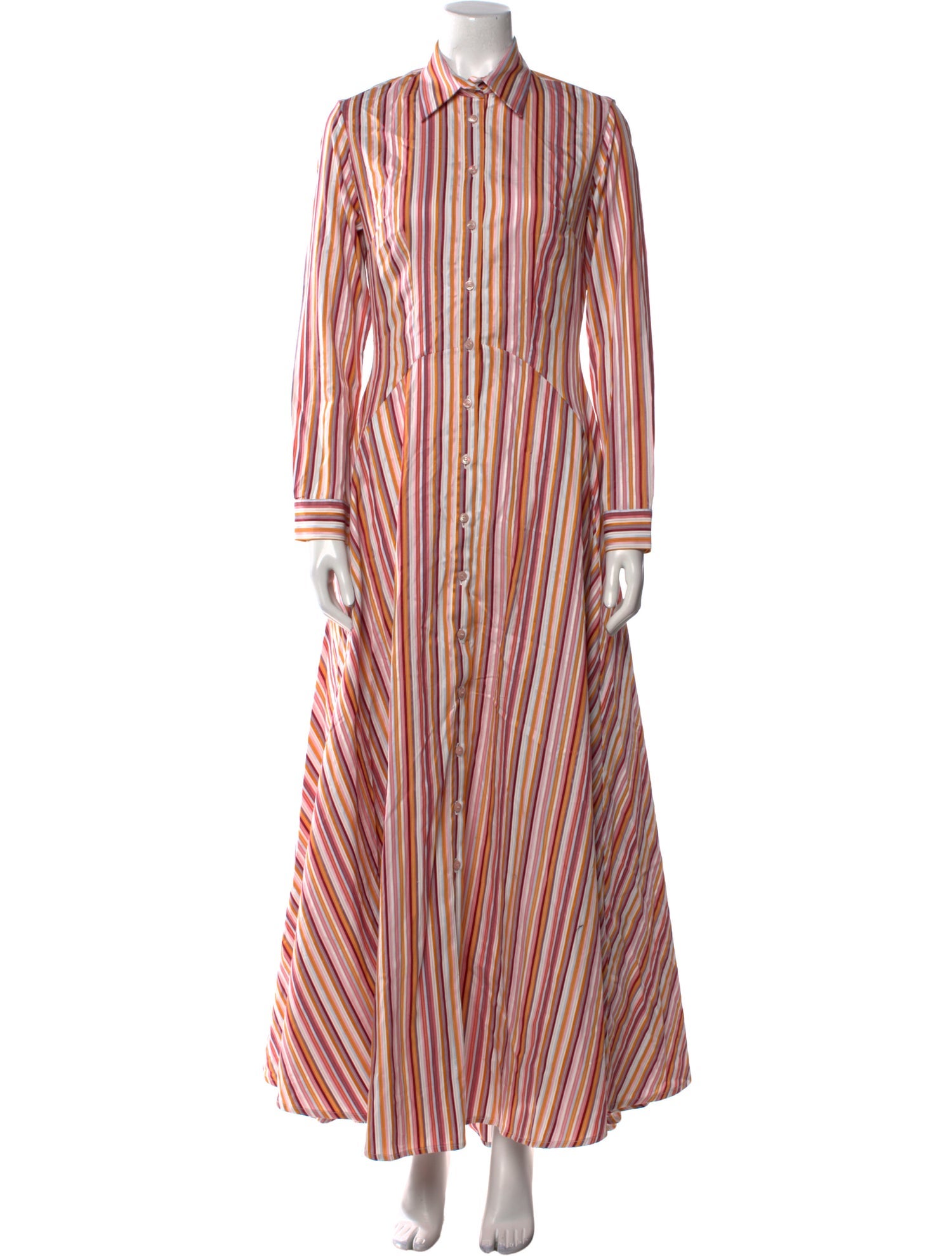 Evi Grintela Striped Long Dress