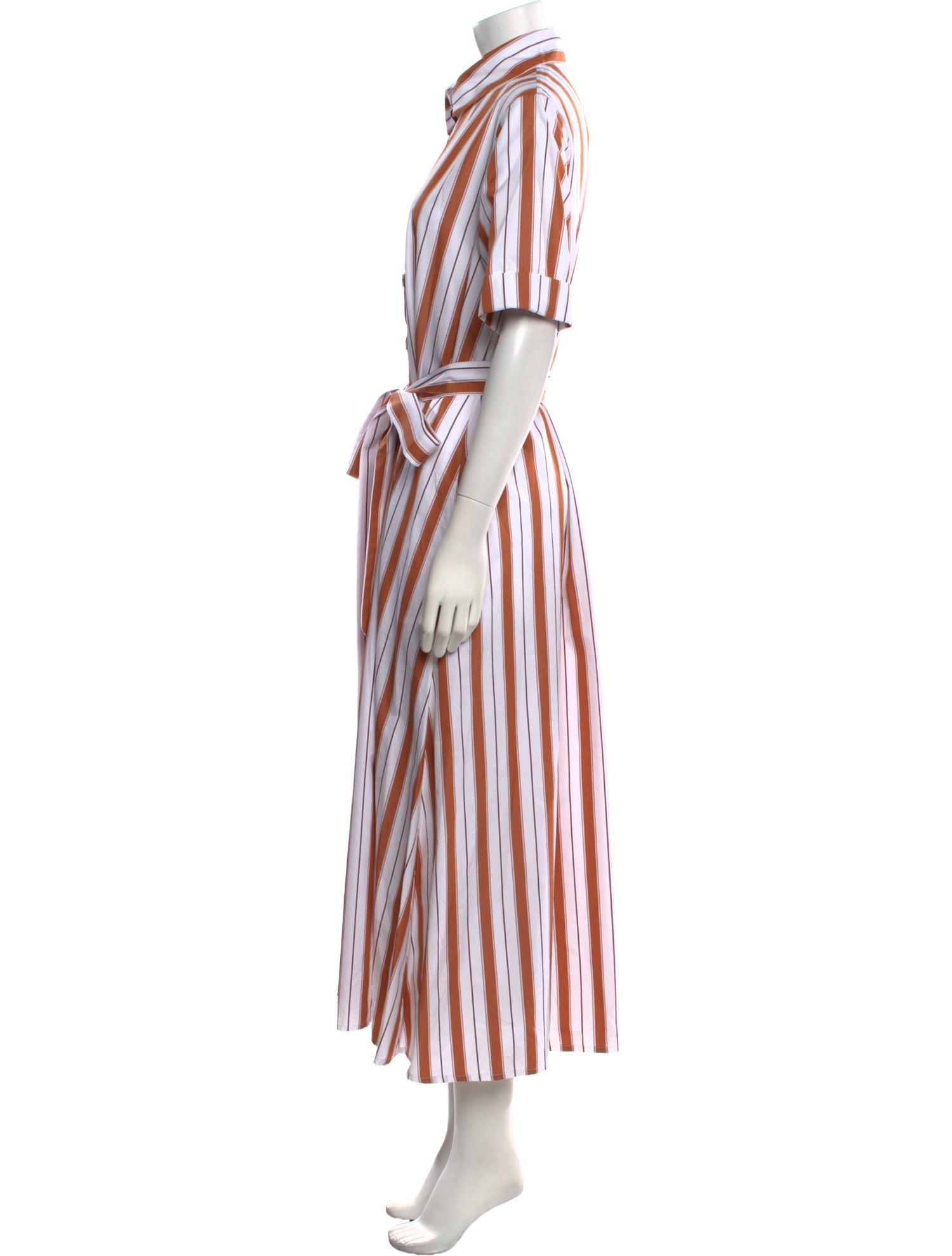 Evi Grintela Striped Long Dress