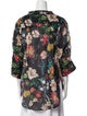 Evi Grintela Floral Print V-Neck Blouse