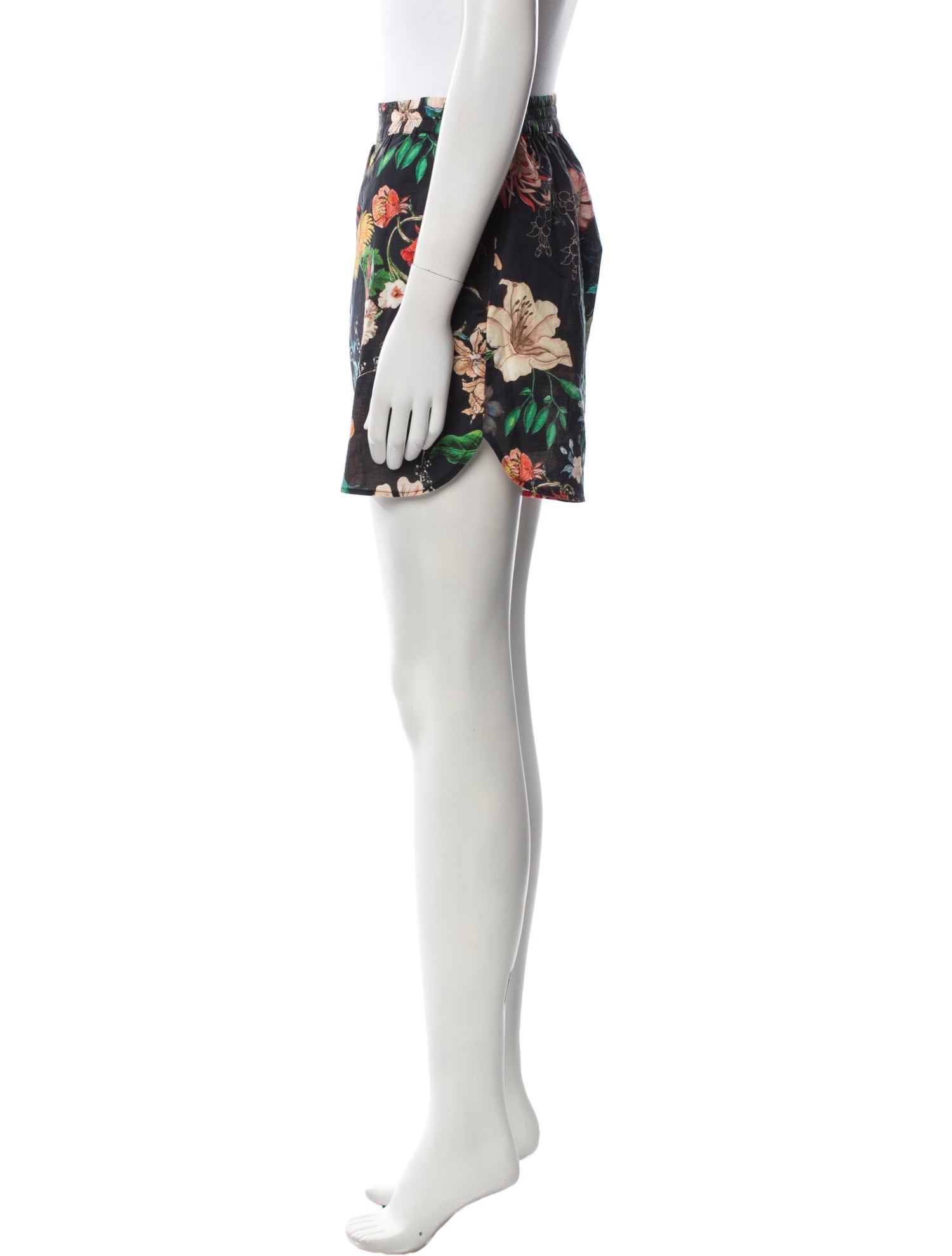 Evi Grintela Floral Print Mini Shorts