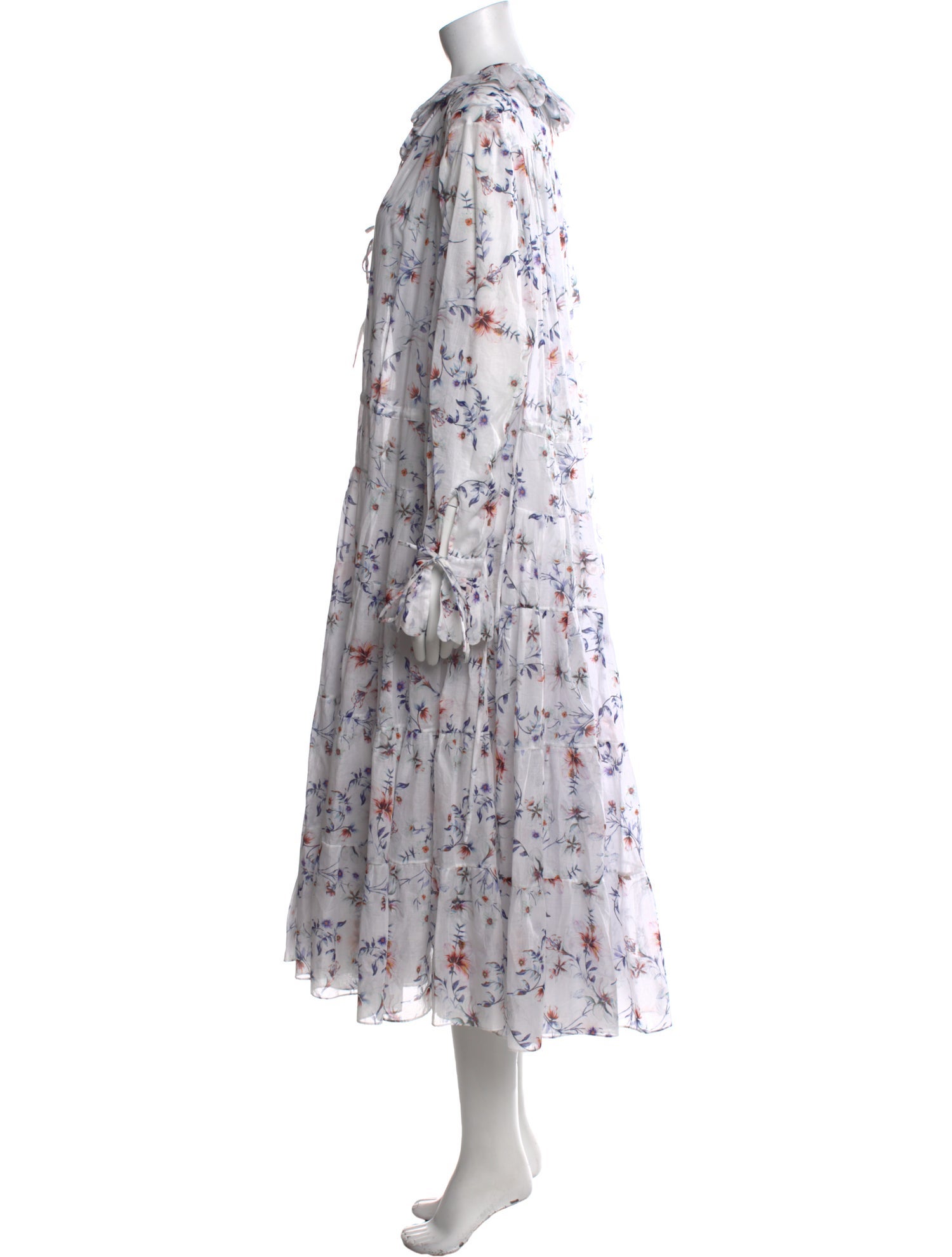 Evi Grintela Floral Print Midi Length Dress