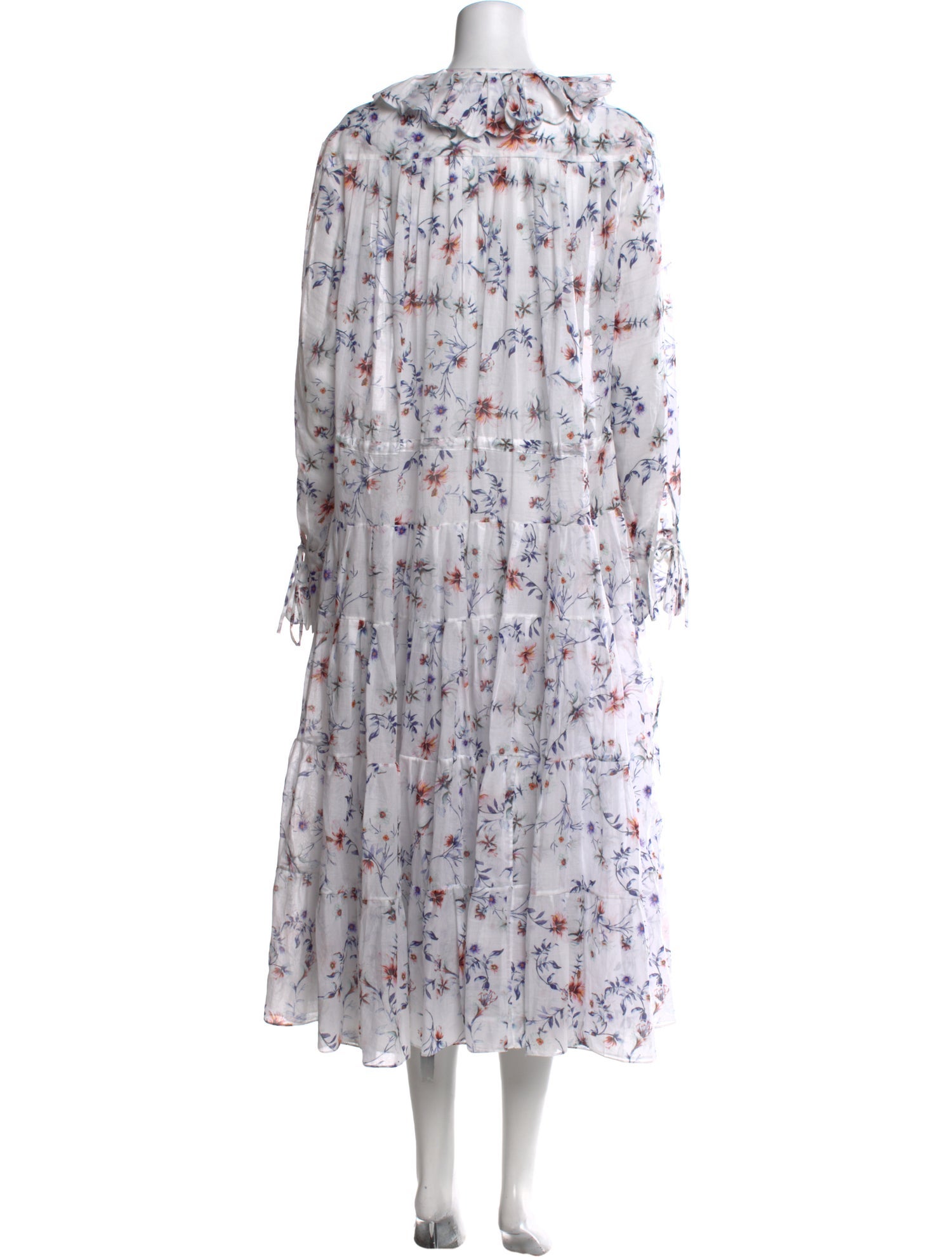 Evi Grintela Floral Print Midi Length Dress