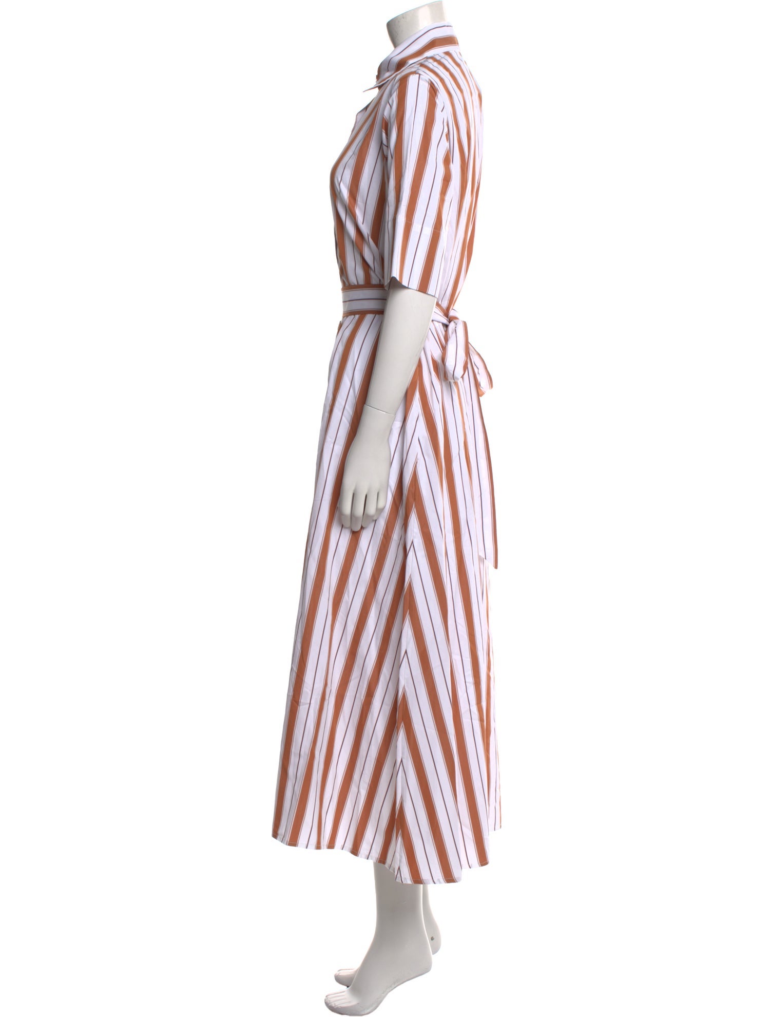 Evi Grintela Striped Long Dress