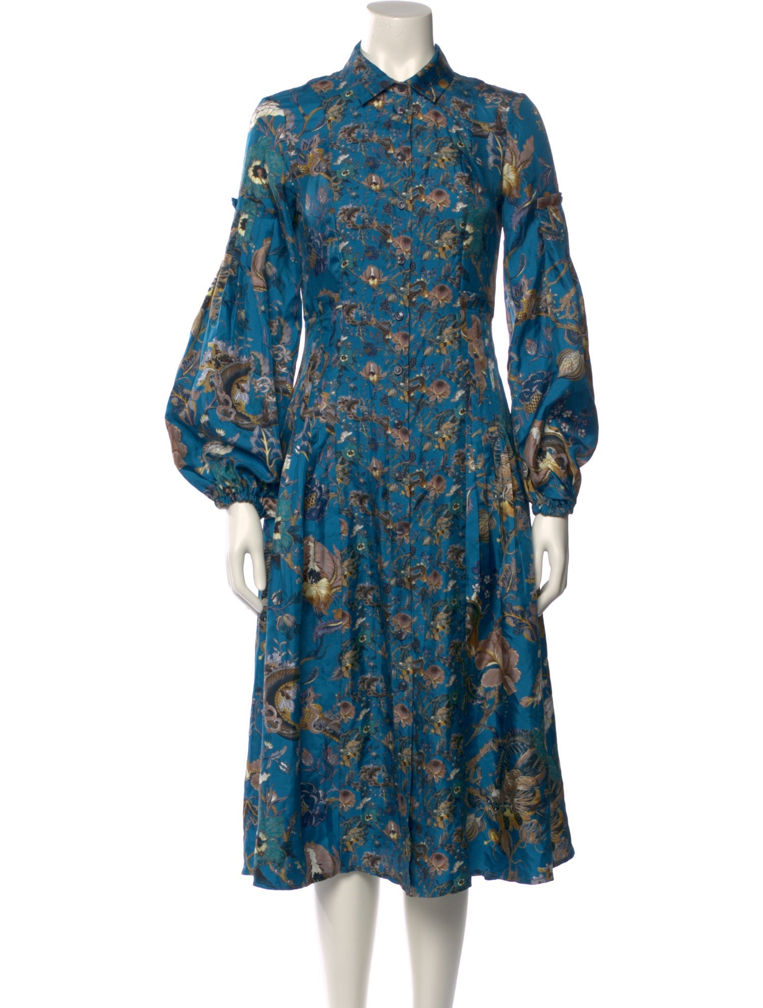 Evi Grintela Silk Midi Length Dress