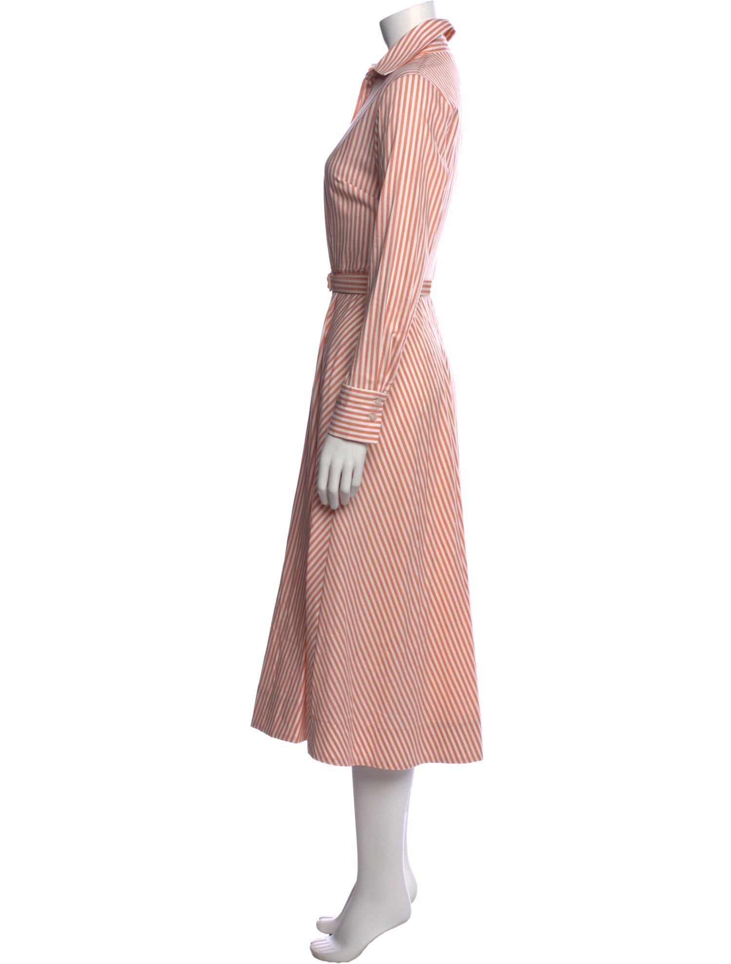 Evi Grintela Striped Midi Length Dress