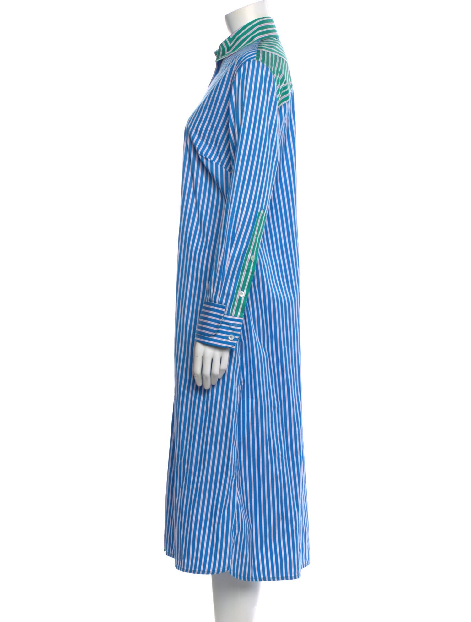 Evi Grintela Striped Long Dress