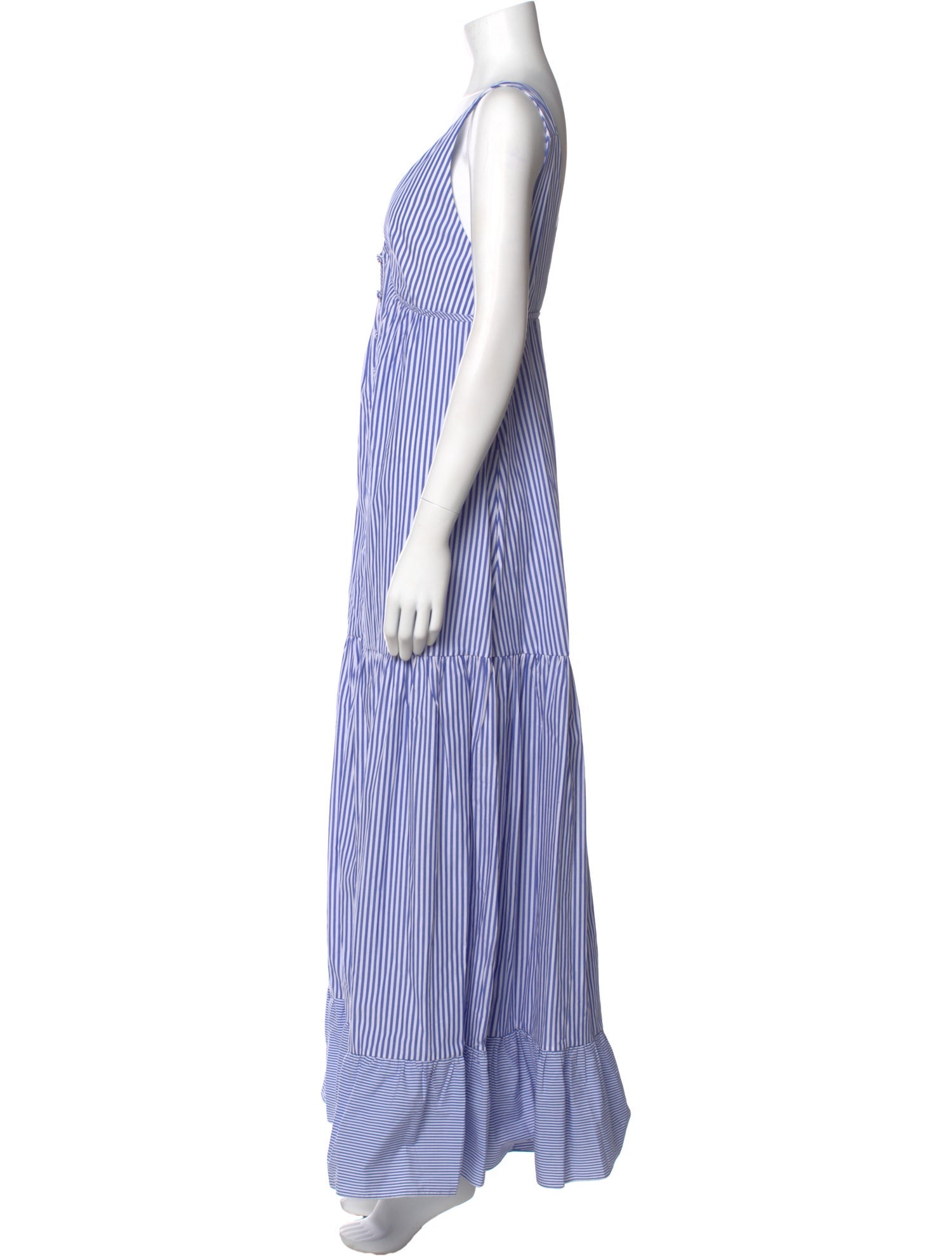 Evi Grintela Striped Long Dress