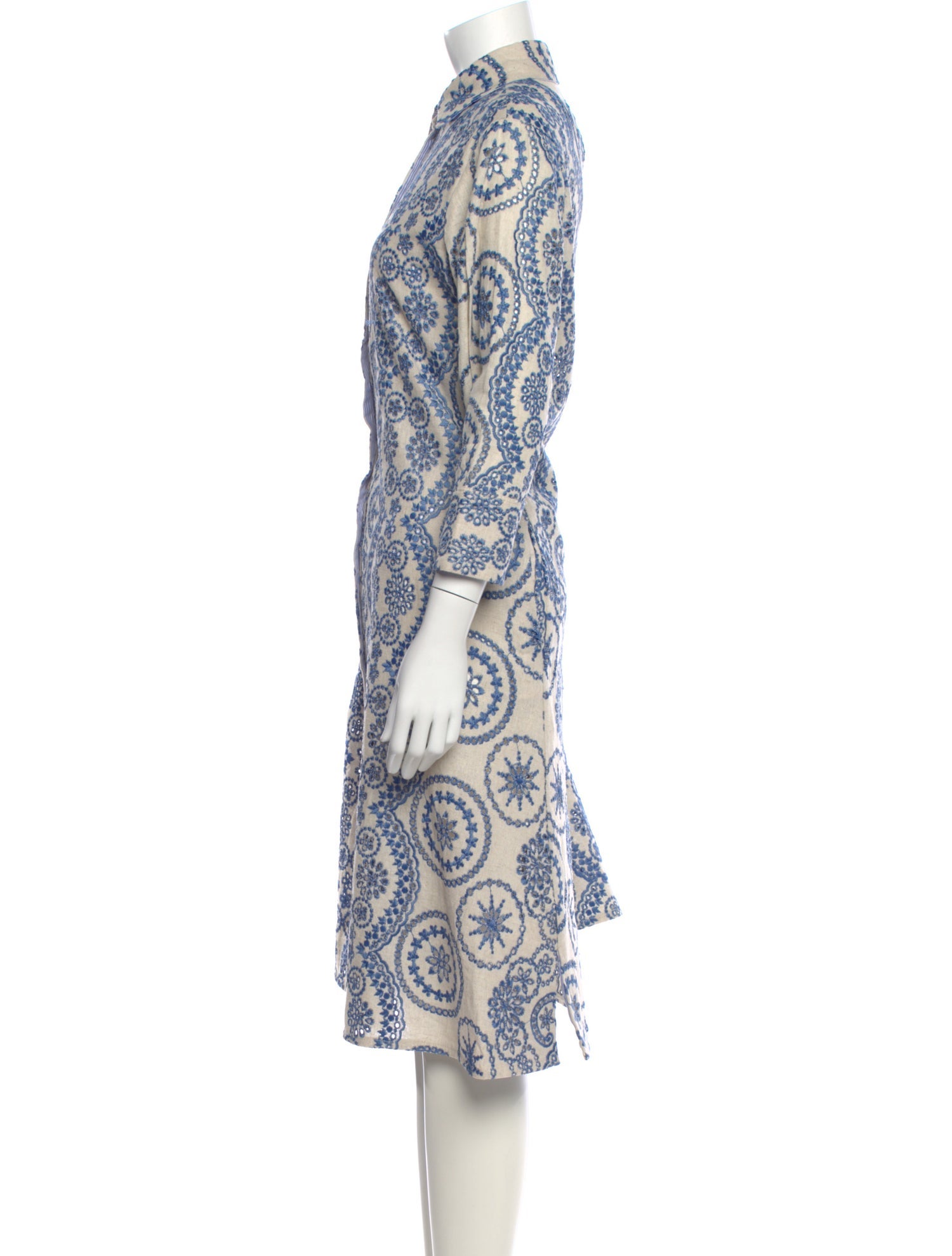 Evi Grintela Paisley Print Midi Length Dress