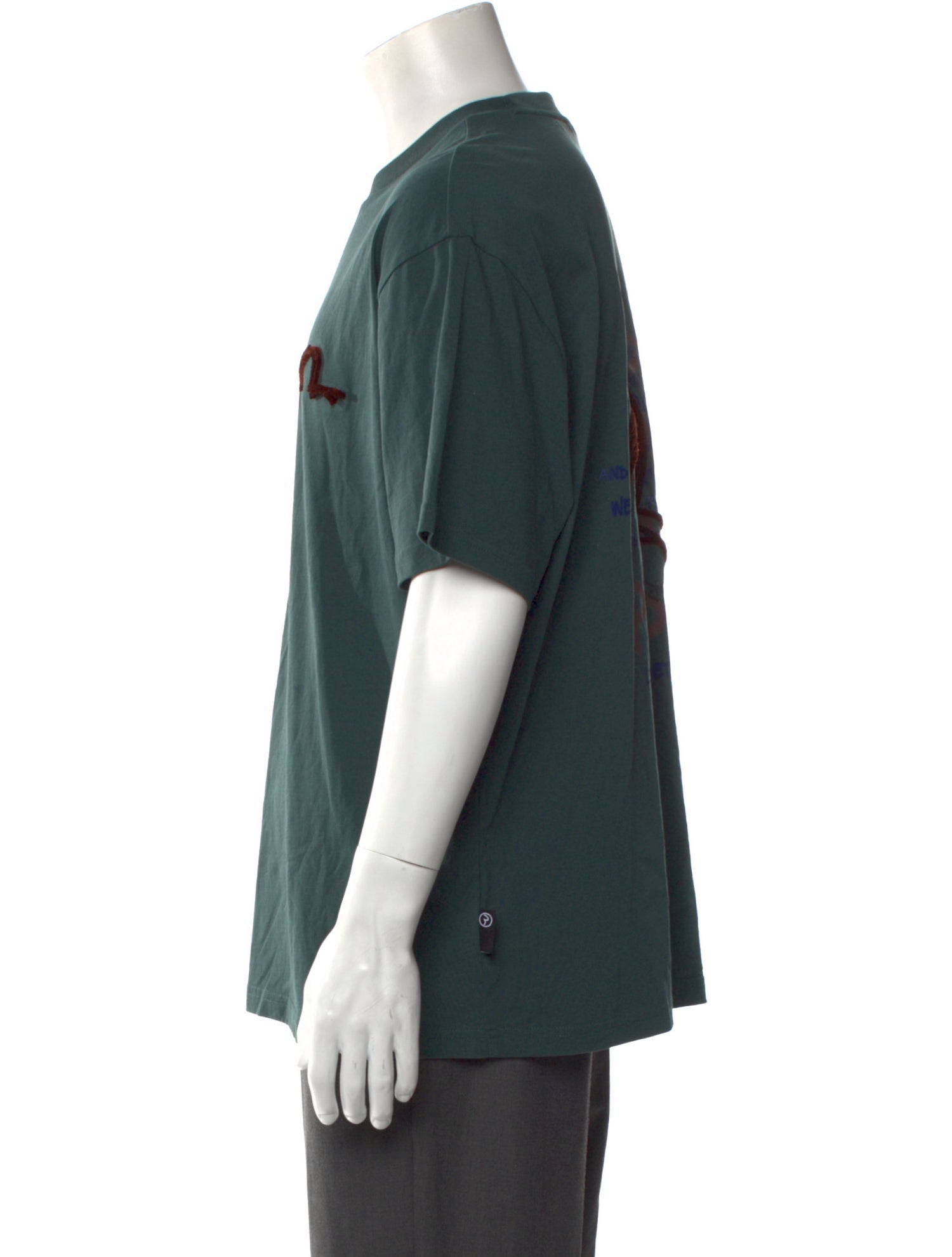 Evisu Graphic Print Crew Neck T-Shirt