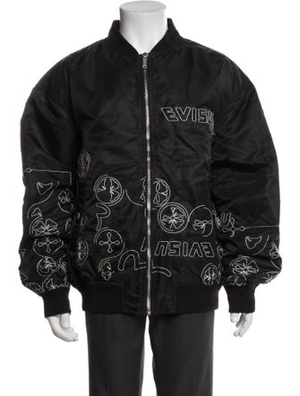 Evisu Graphic Print Bomber Jacket