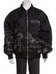 Evisu Graphic Print Bomber Jacket