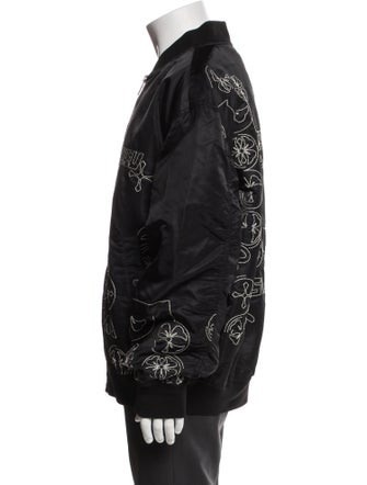 Evisu Graphic Print Bomber Jacket