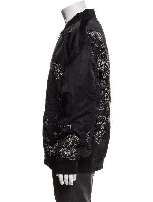 Evisu Graphic Print Bomber Jacket