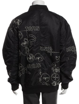 Evisu Graphic Print Bomber Jacket