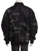 Evisu Graphic Print Bomber Jacket