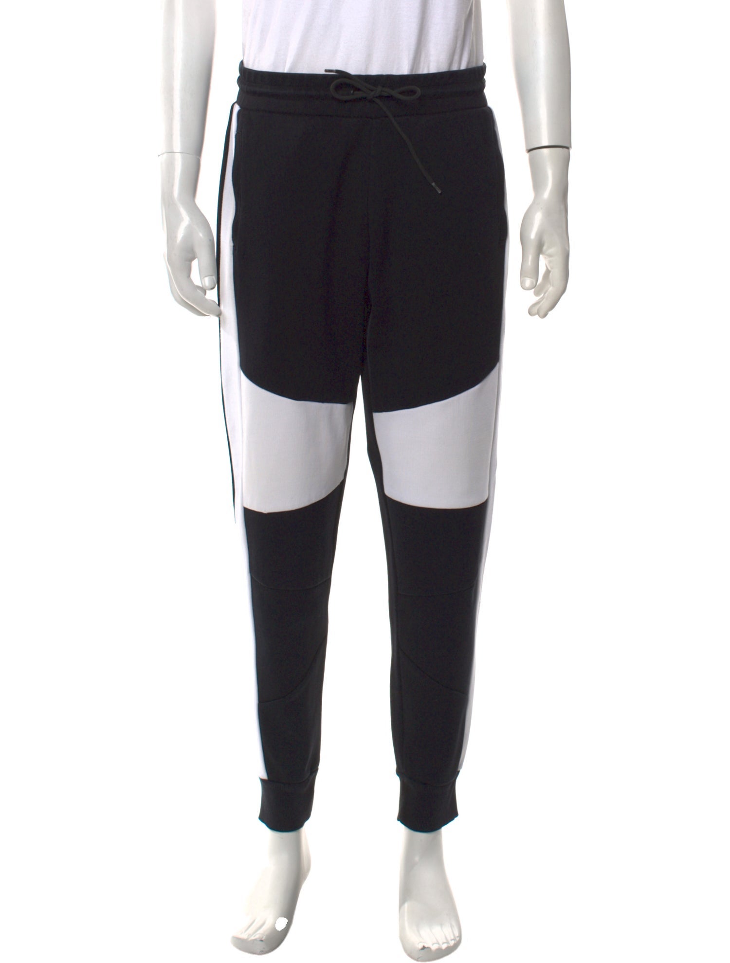 Evisu Colorblock Pattern Joggers