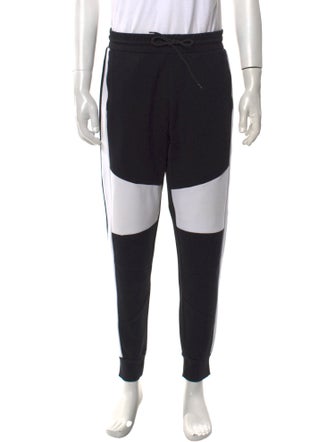 Evisu Colorblock Pattern Joggers