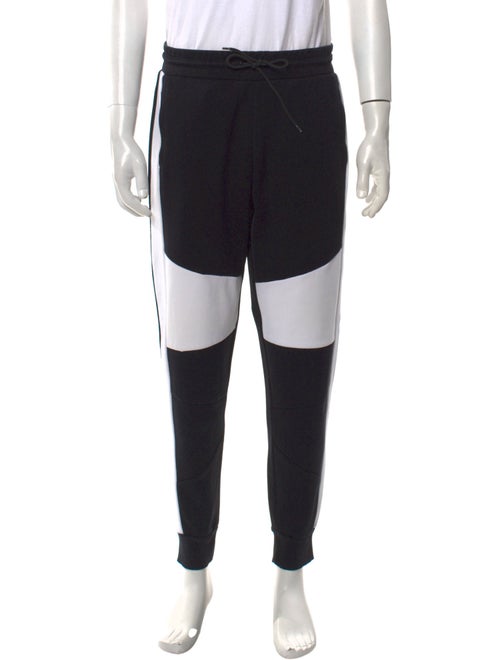 Evisu Colorblock Pattern Joggers