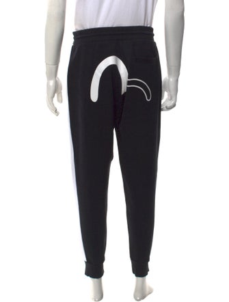 Evisu Colorblock Pattern Joggers