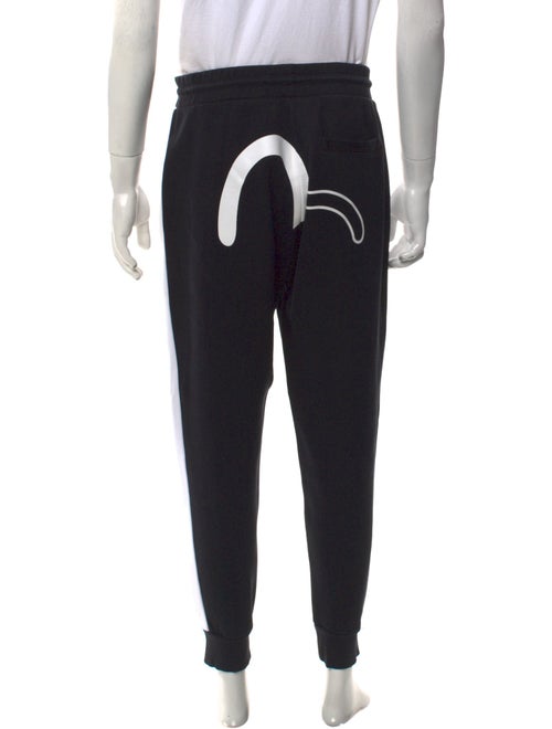 Evisu Colorblock Pattern Joggers