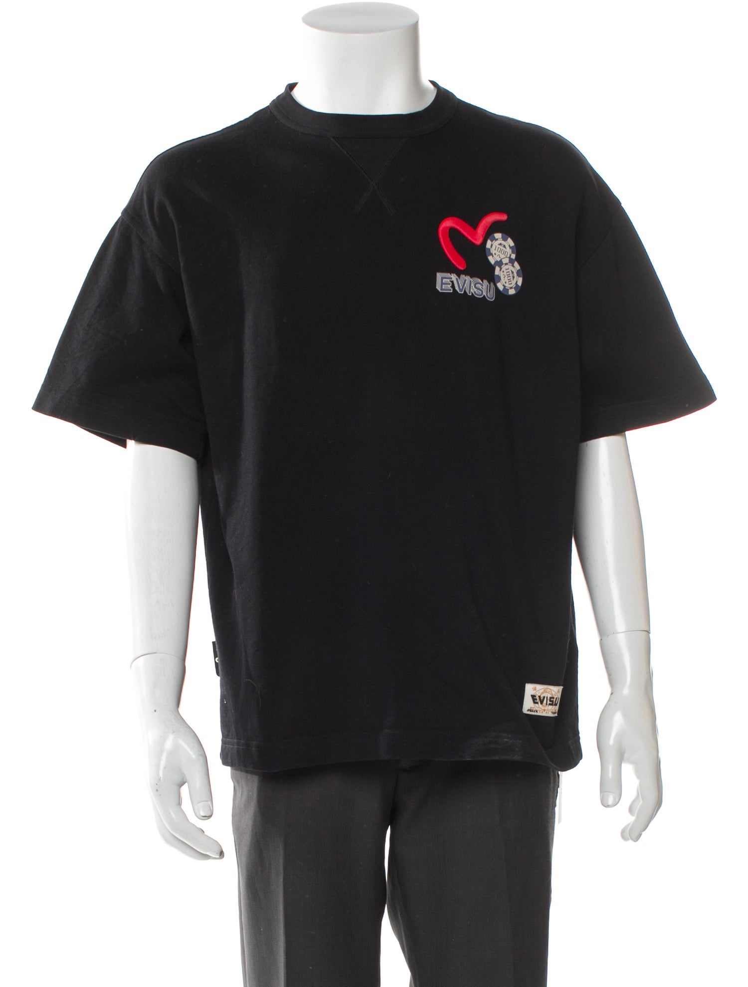 Evisu Graphic Print Crew Neck T-Shirt