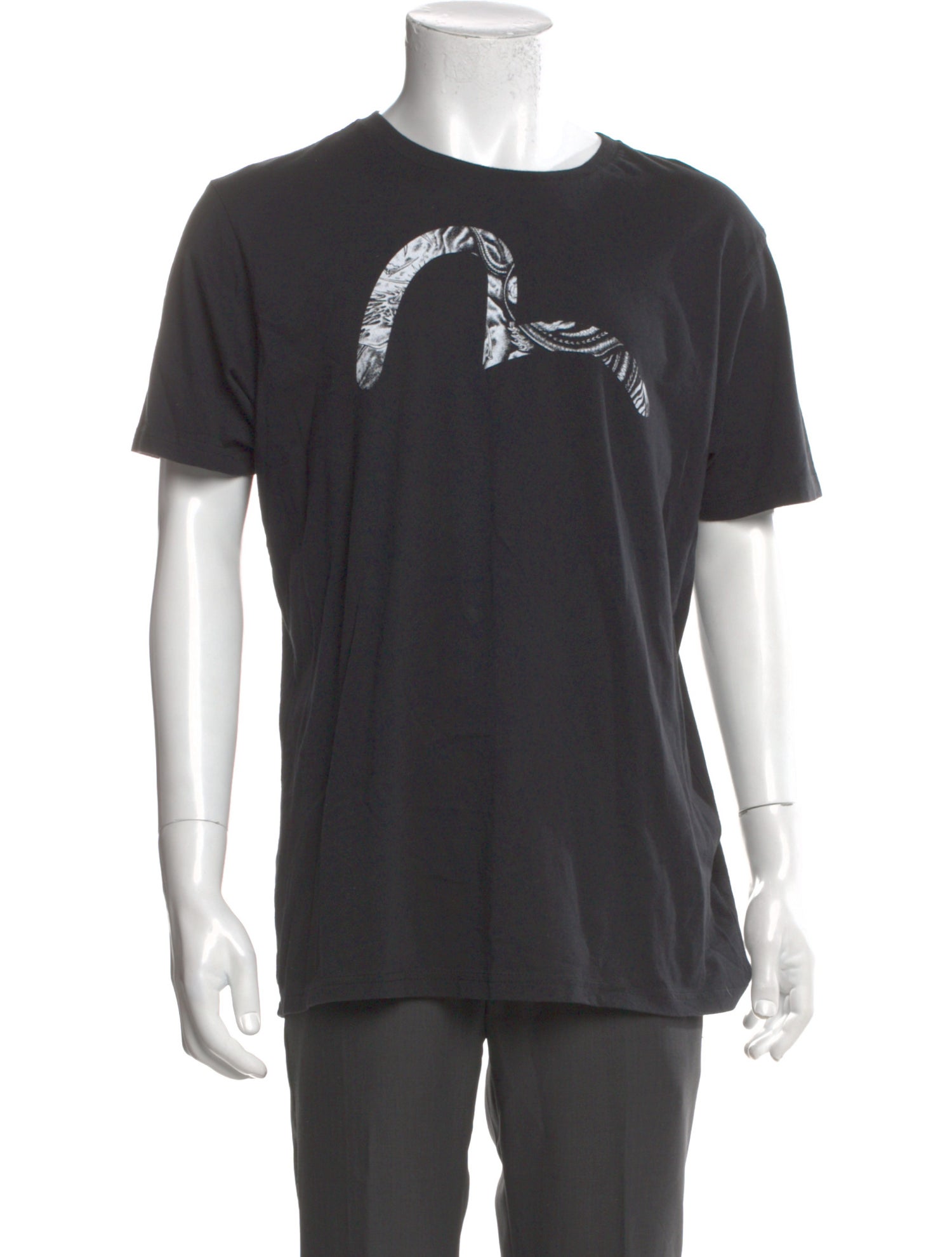 Evisu Graphic Print Crew Neck T-Shirt