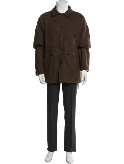 Evan Kinori Wool Utility Jacket