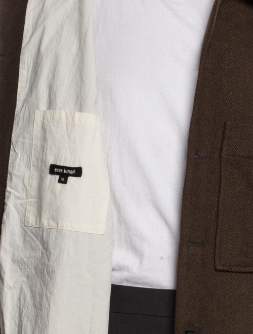 Evan Kinori Wool Utility Jacket